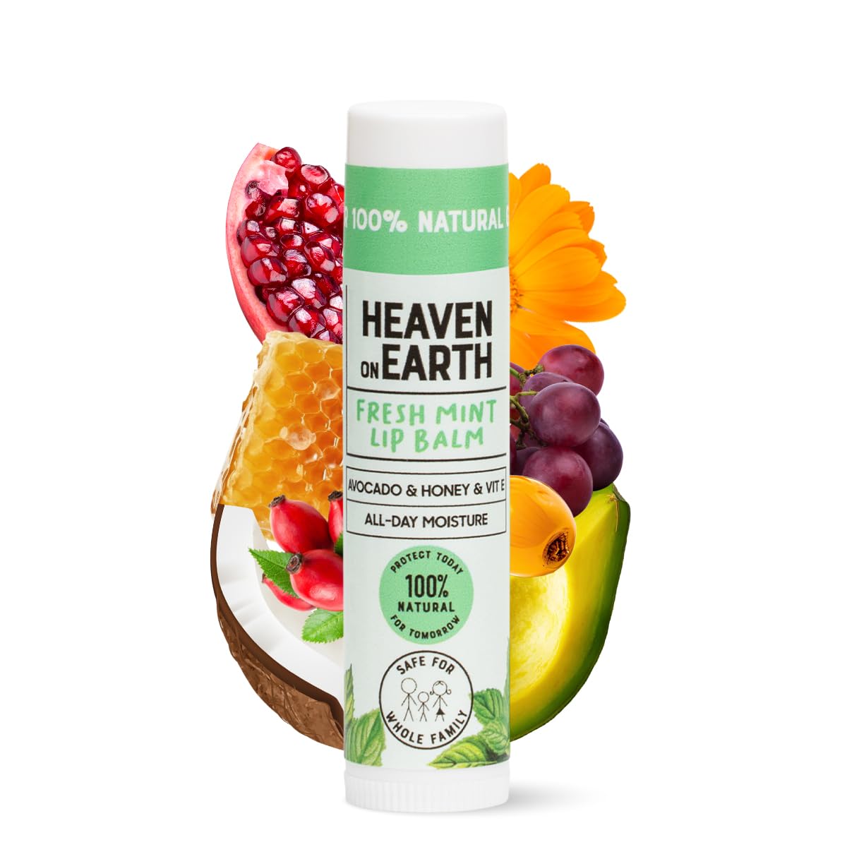 Natural Organic Lip Balm with Shea Butter and Coconut Oil - Image 4