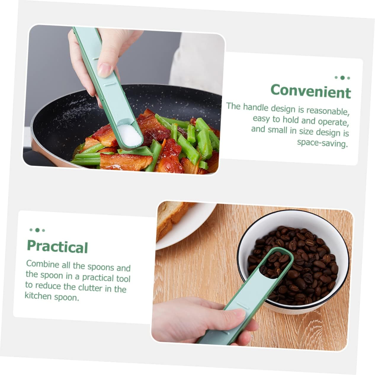 Plastic Double End Measuring Spoon - Image 3