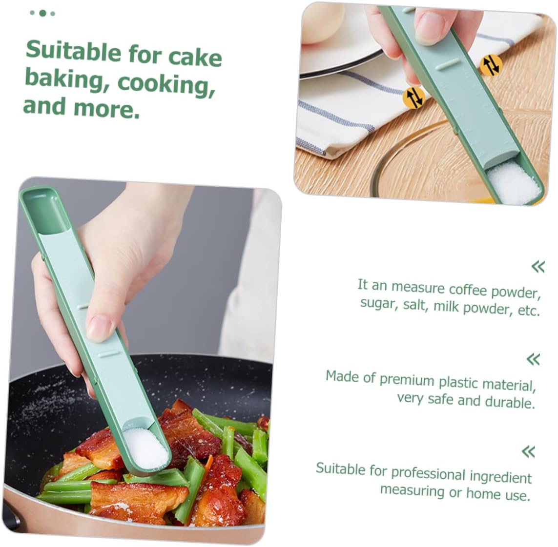 Plastic Double End Measuring Spoon - Image 9