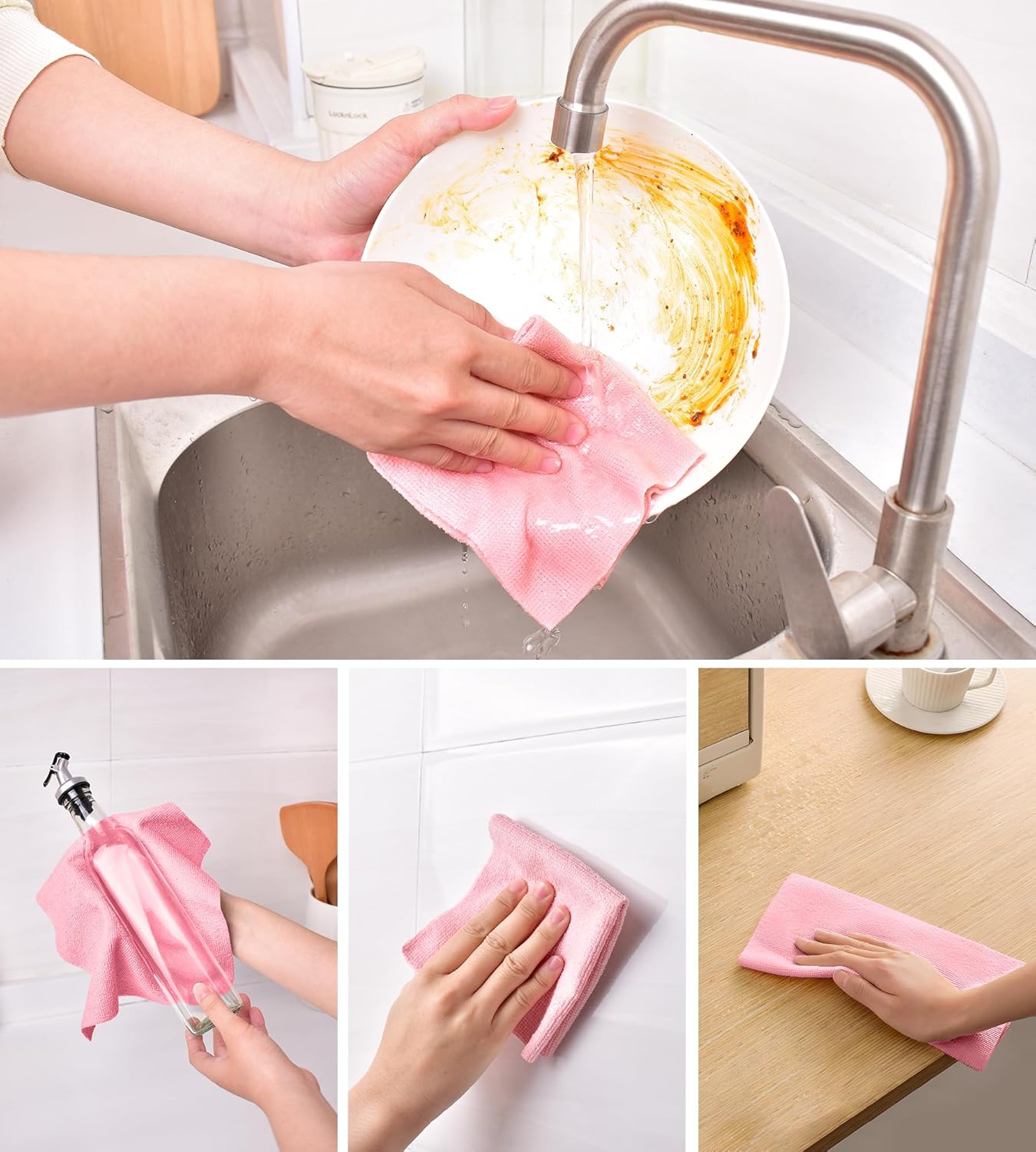 Microfiber Cleaning Cloth Roll - Image 3