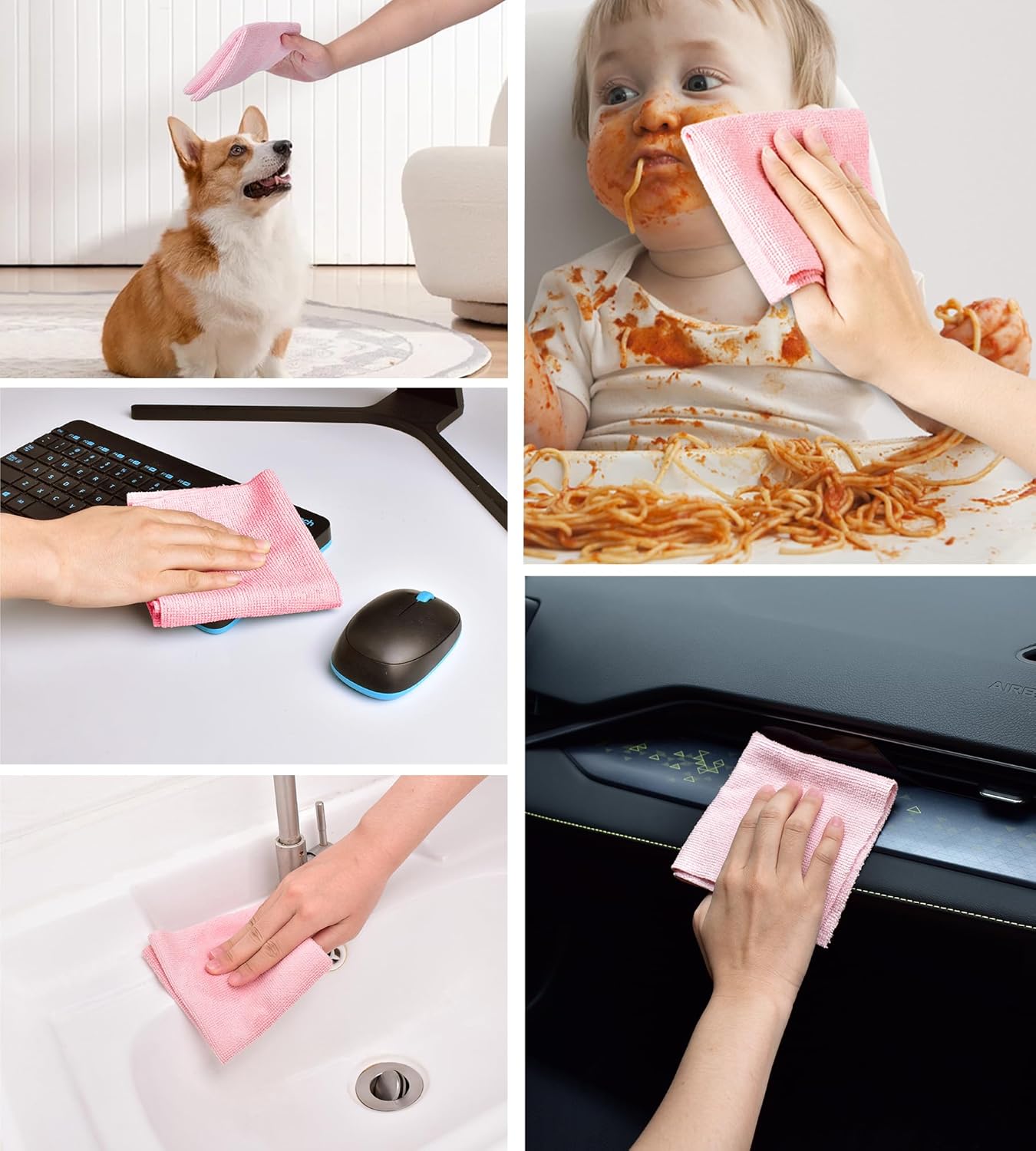 Microfiber Cleaning Cloth Roll - Image 7