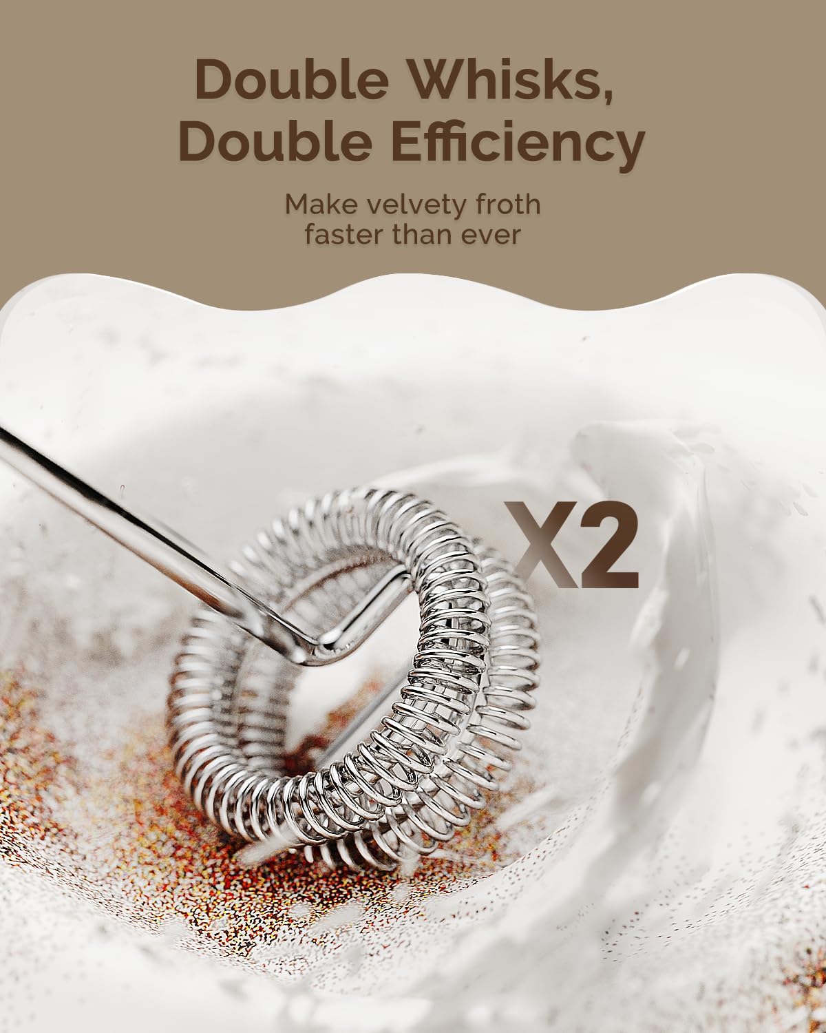 LunaFro Mini Handheld Electric Foam Maker - Image 6