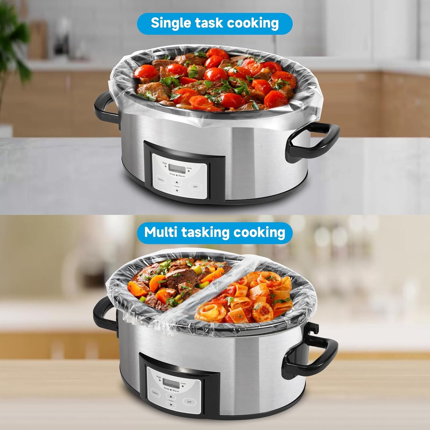 Slow Cooker Liners 3-8 Quart, Cooking Bags Large Size 13"x 21" - Image 10