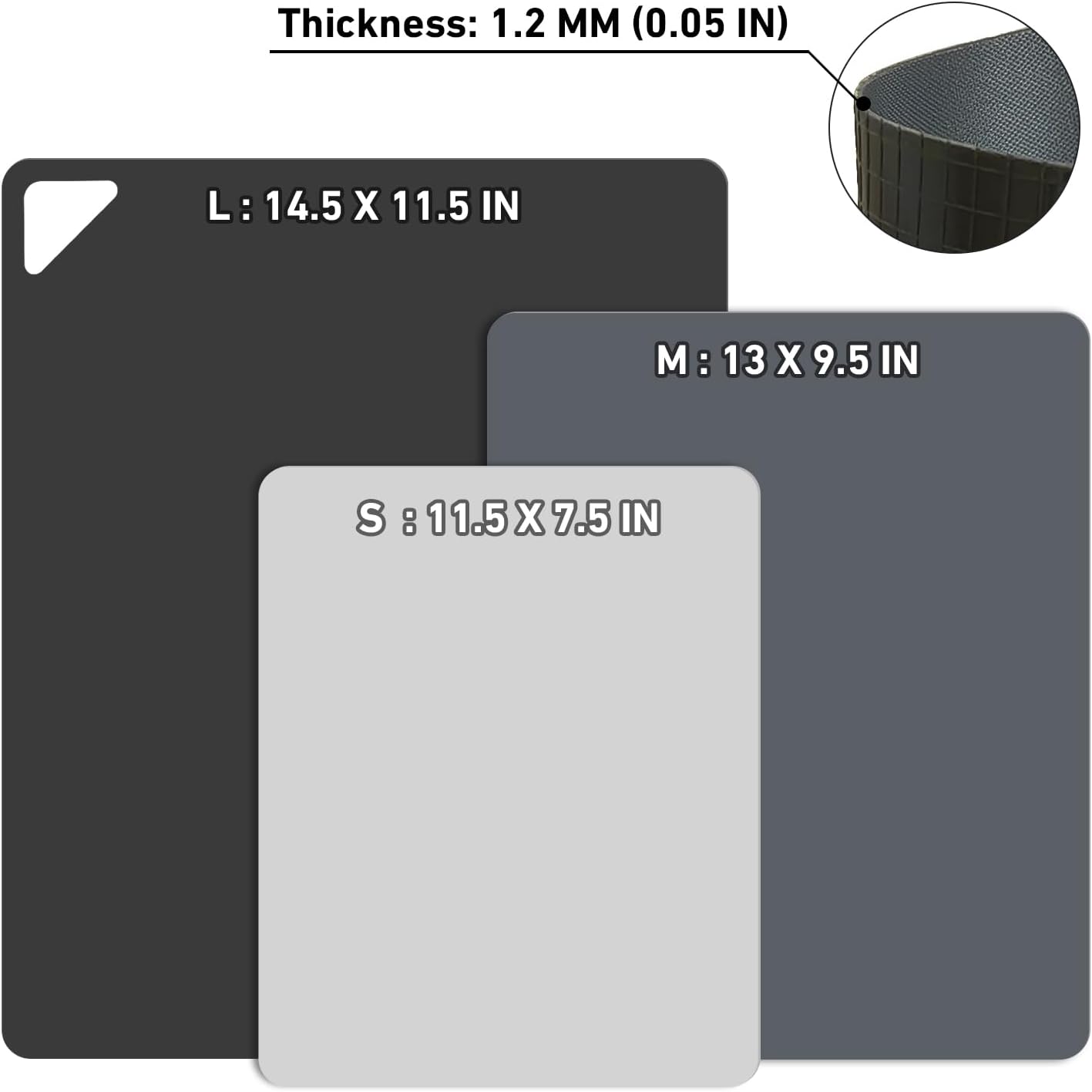 Flexible Plastic Cutting Boards Mats for Kitchen - Image 4