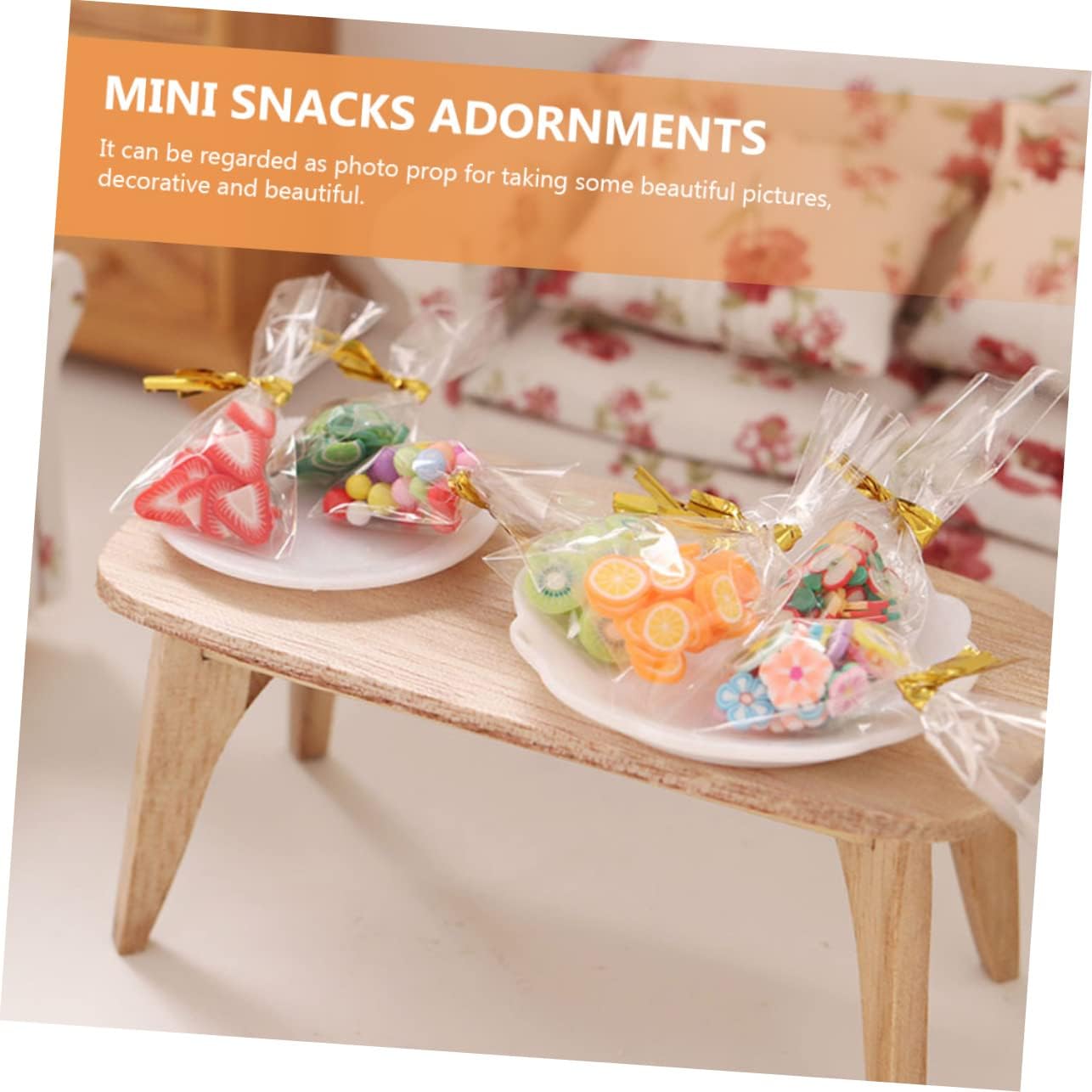 12pcs Mini Snack Packages for Doll Food Decorations - Image 3