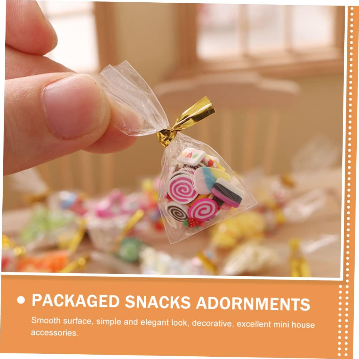 12pcs Mini Snack Packages for Doll Food Decorations - Image 8