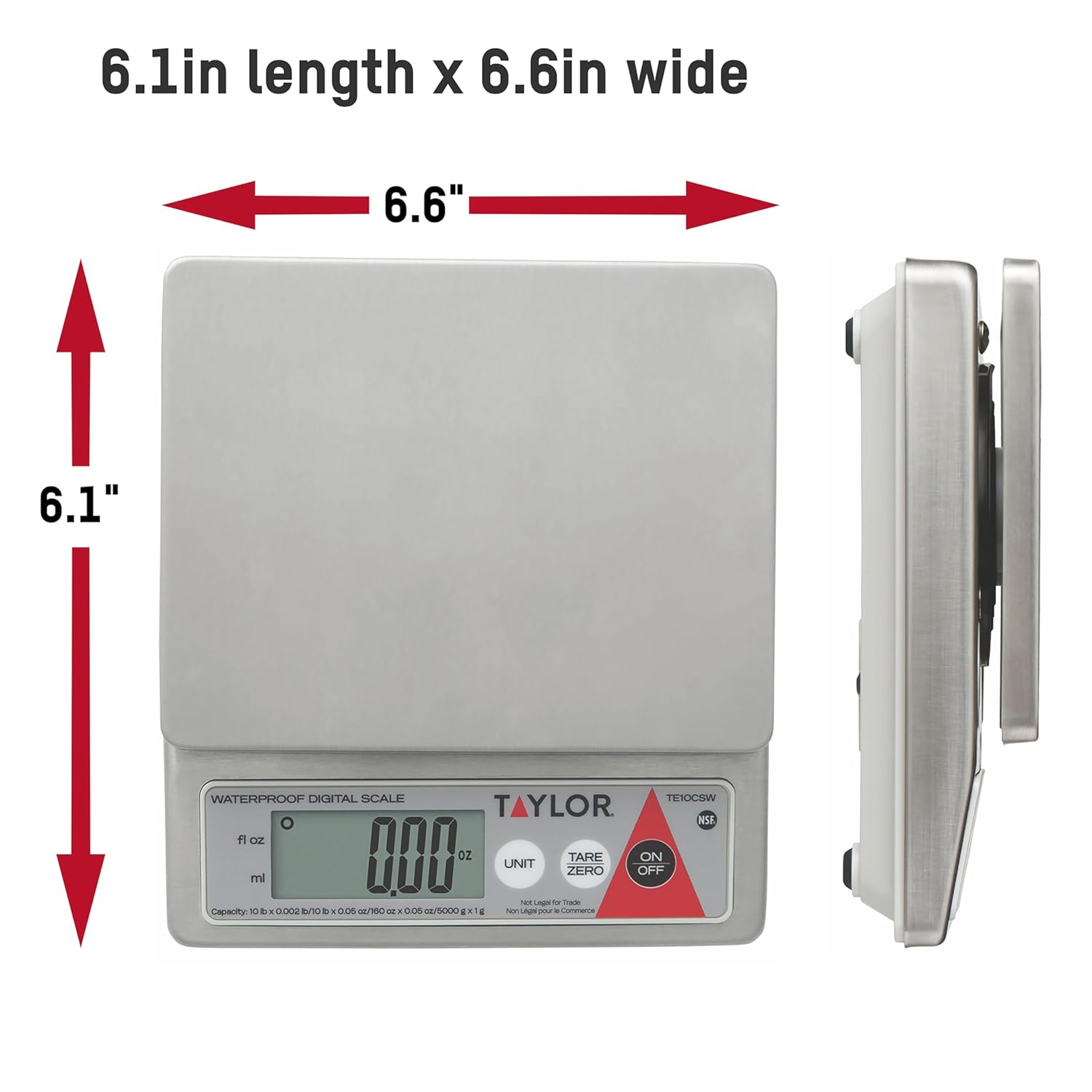 Taylor TE10CSW Digital Portion Control Scale - Image 3
