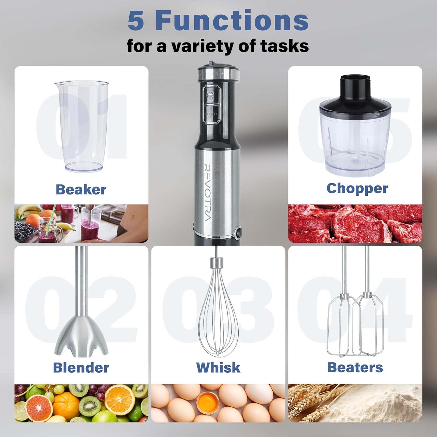 5-in-1 Immersion Hand Blender - Image 3