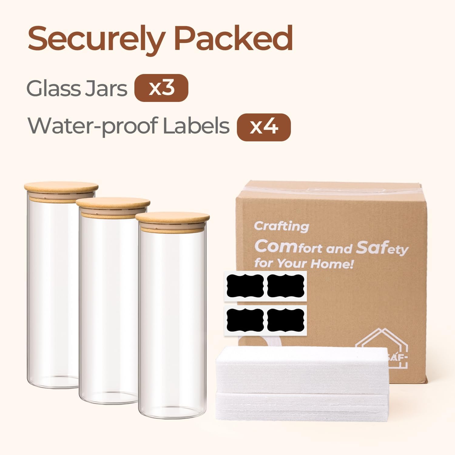 ComSaf Glass Spaghetti Storage Container Set - Image 9