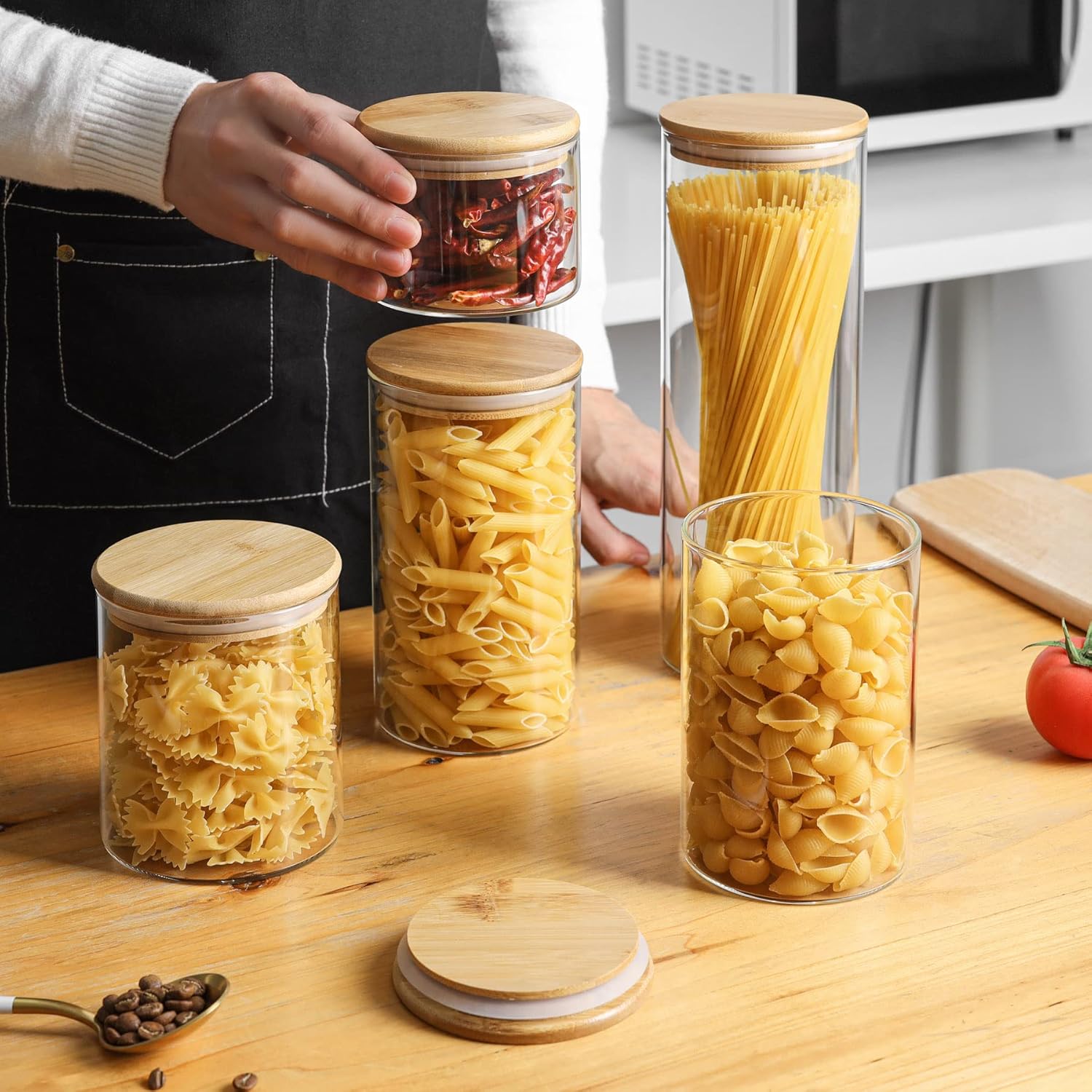 ComSaf Glass Spaghetti Storage Container Set - Image 10