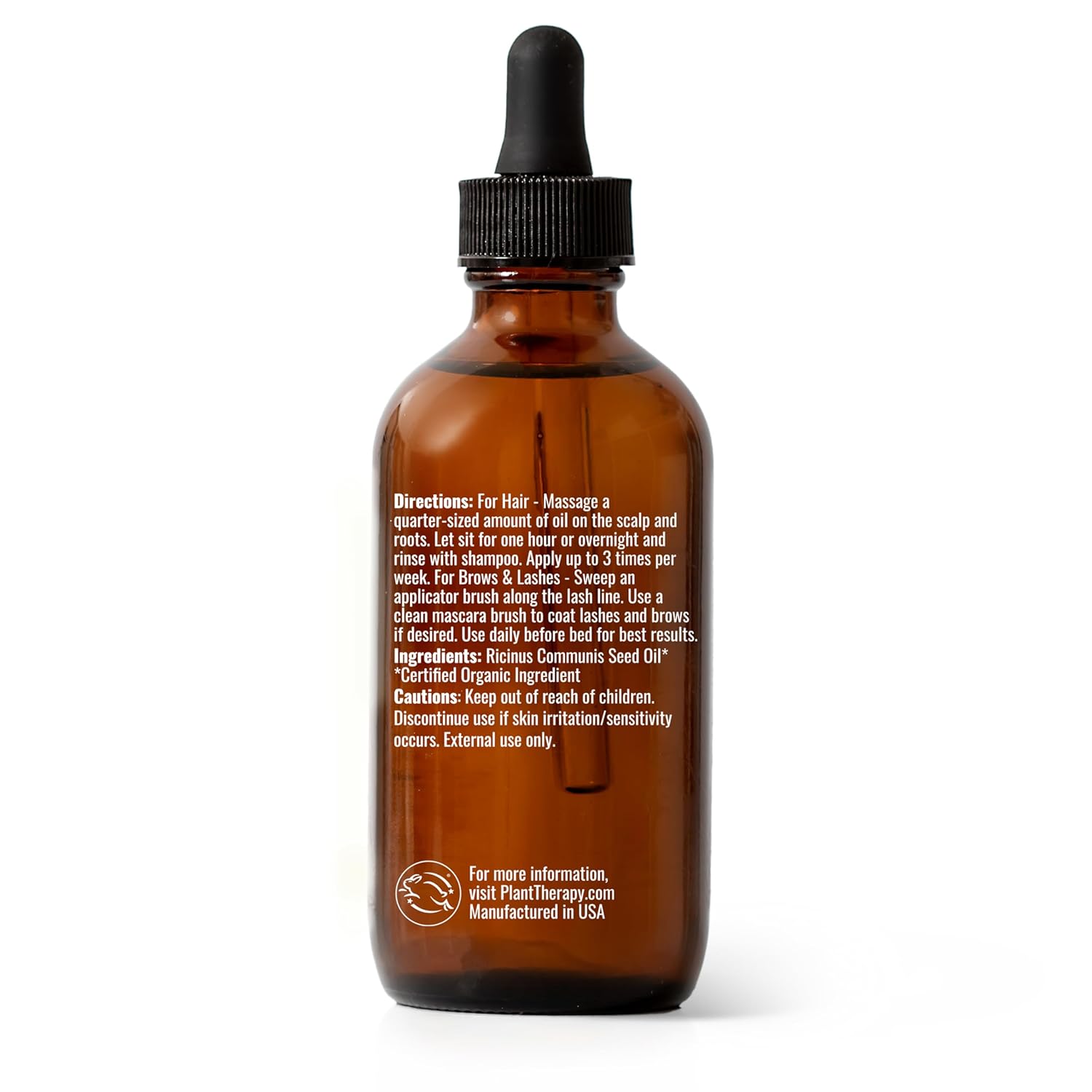 Plant Therapy Organic Castor Oil for Hair and Skin Treatment - Image 8