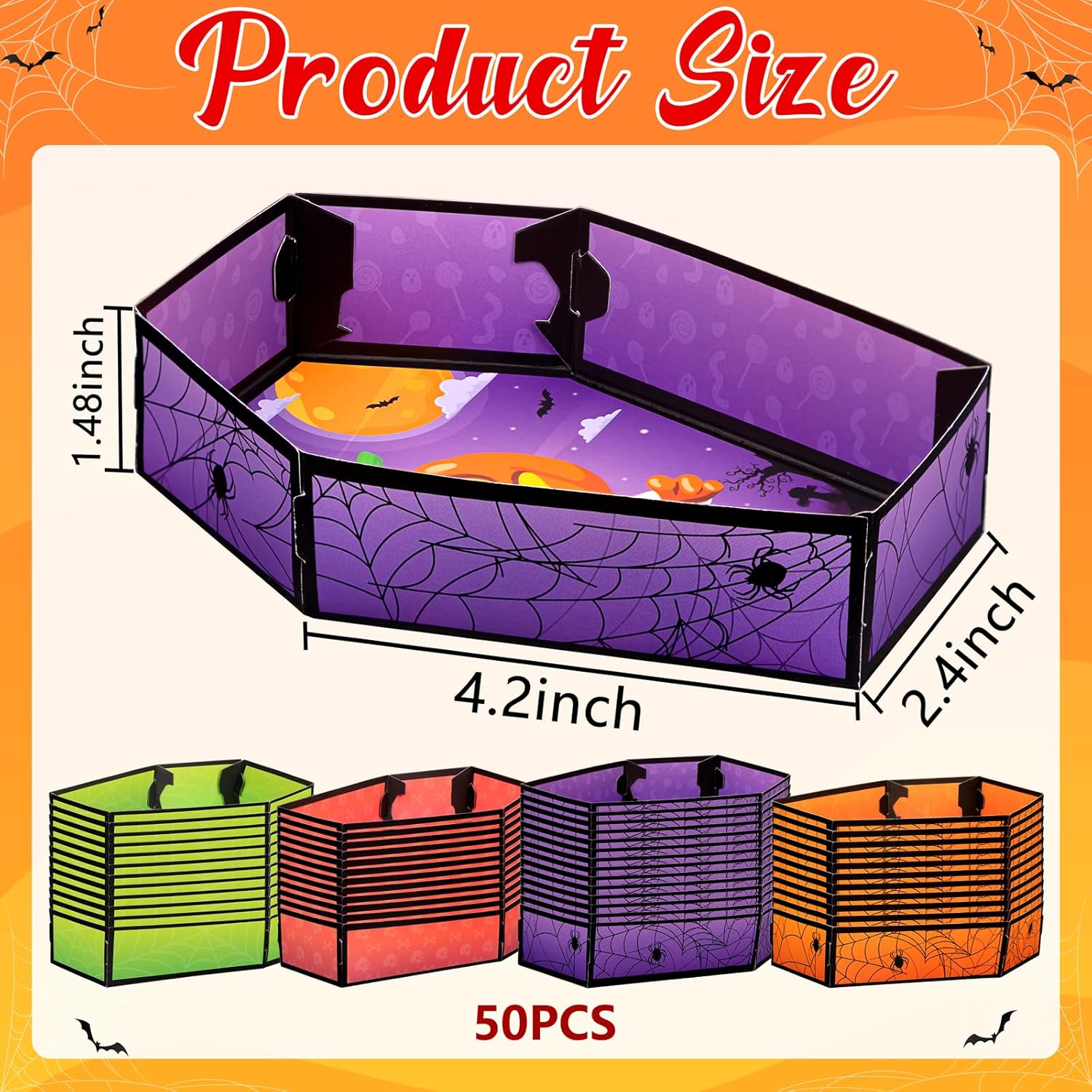 Halloween Coffin Serving Food Trays - Image 7
