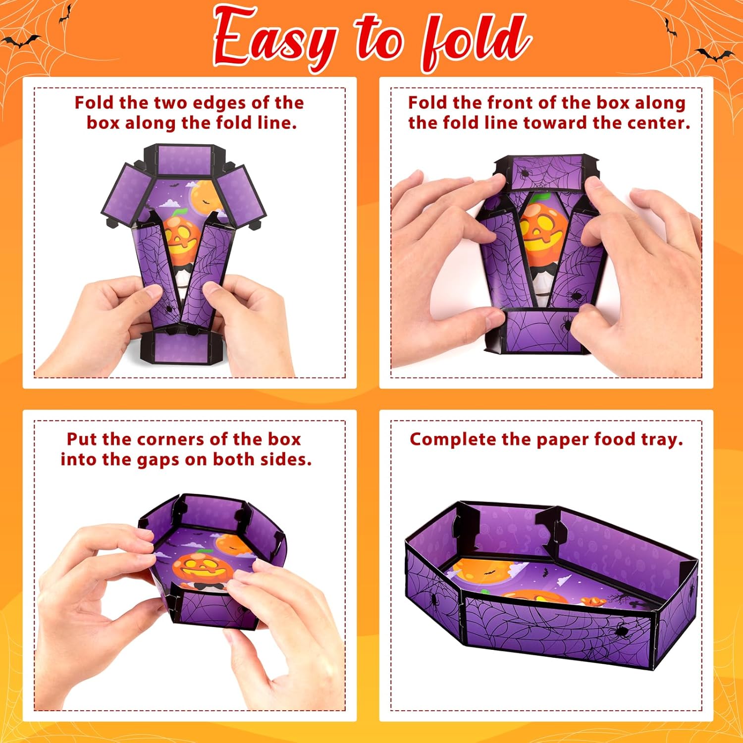 Halloween Coffin Serving Food Trays - Image 8