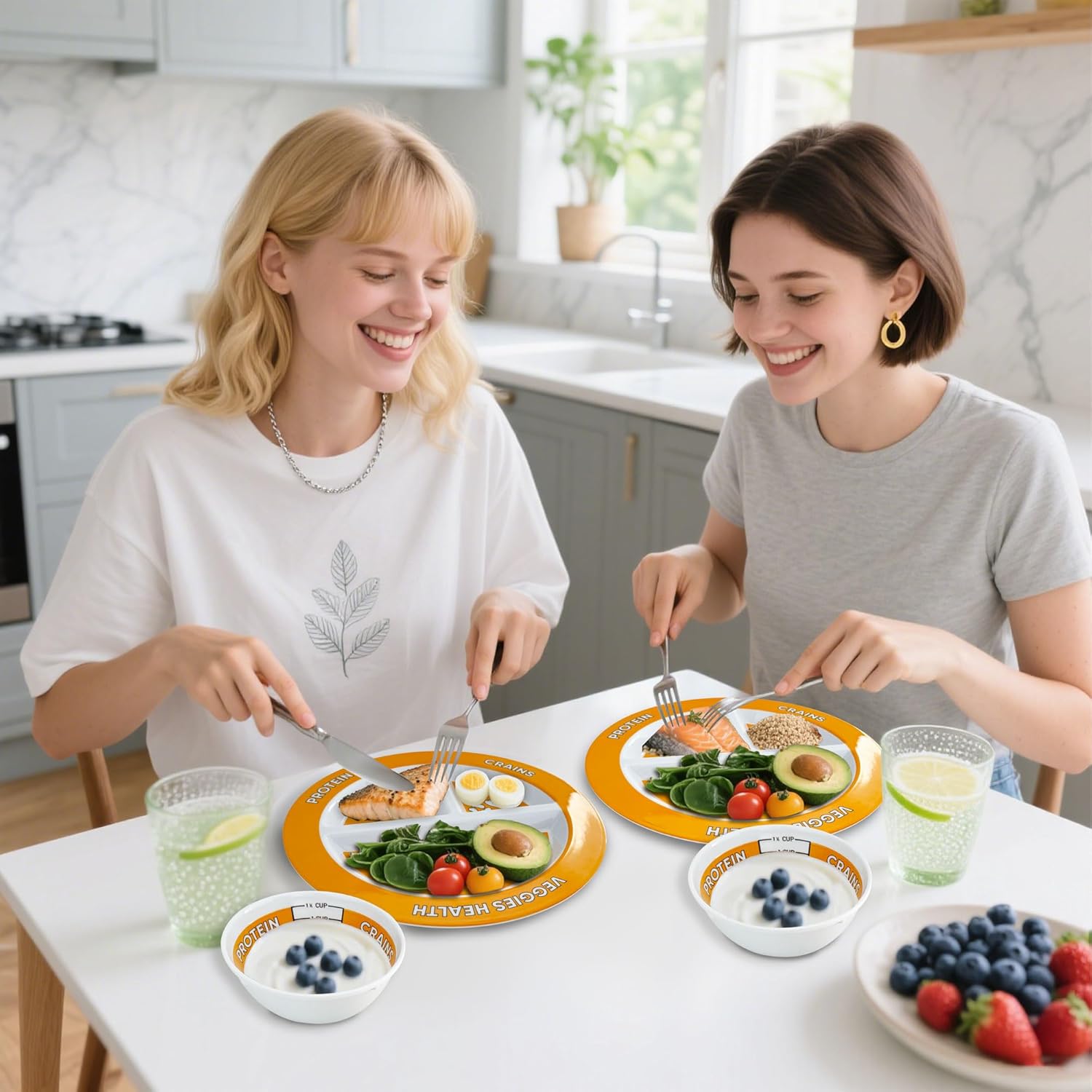 Portion Control Plate Set for Weight Loss and Healthy Diet - Image 5