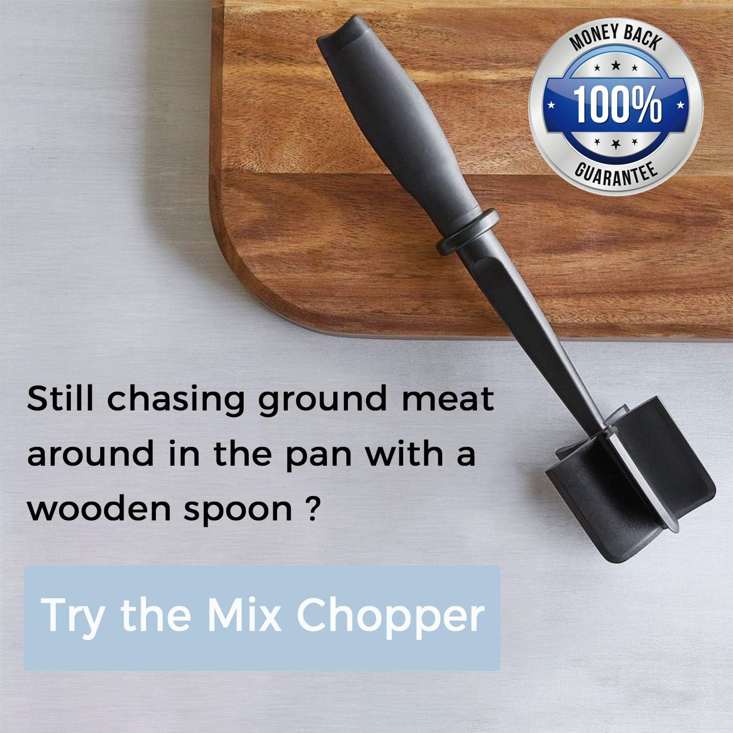 Meat Chopper and Masher Tool for Ground Beef and Hamburger - Image 5