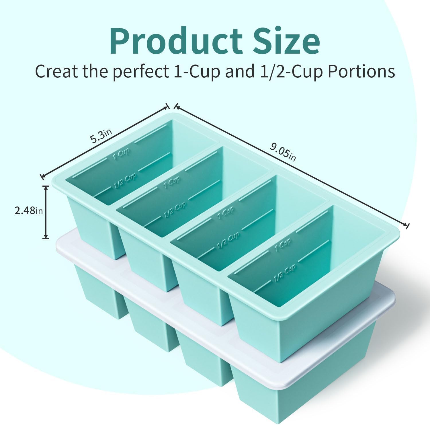 Silicone Freezer Tray for Sauce and Broth Storage - Image 7