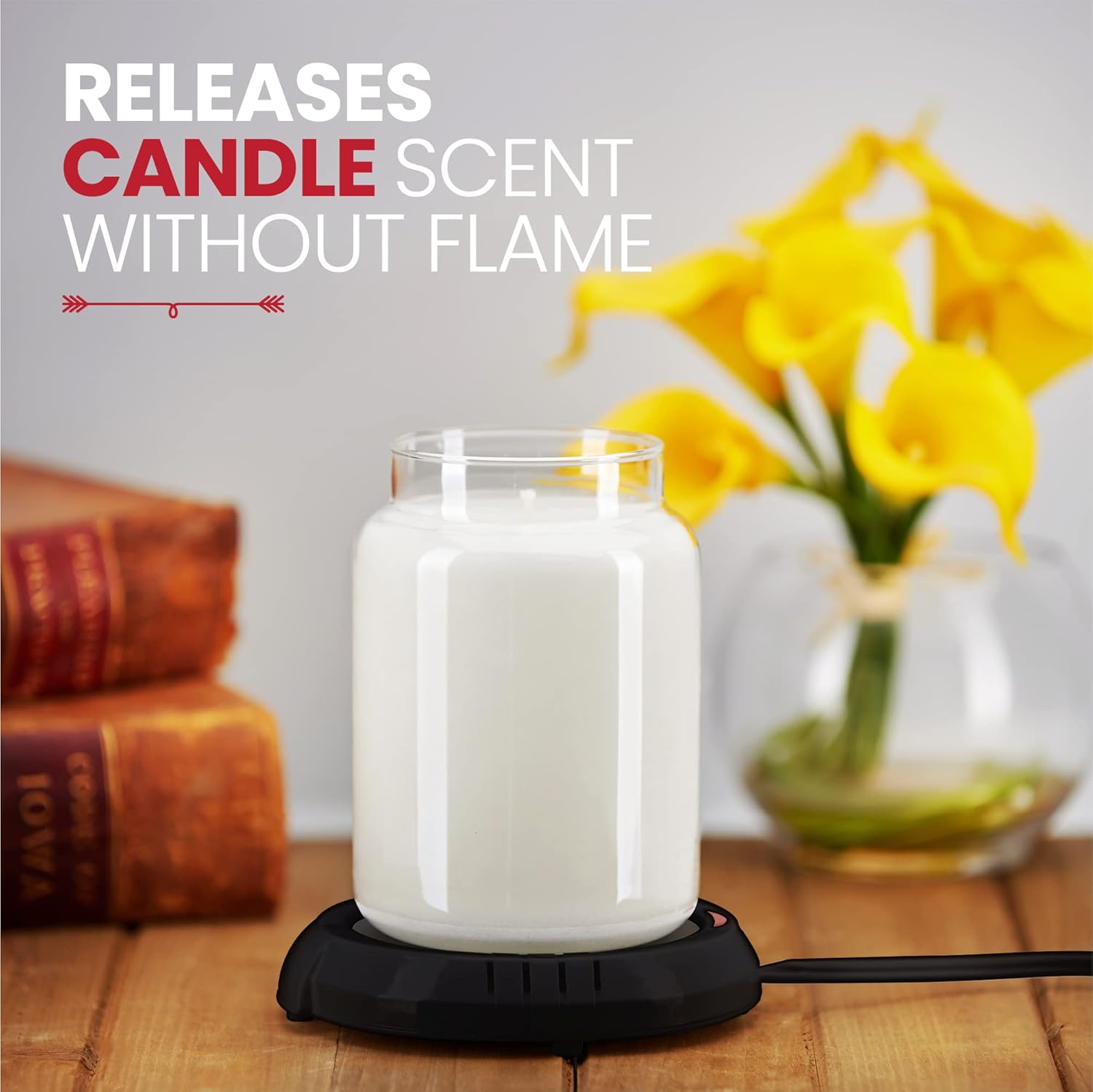 Candle Warmer Plate Safely Releases Scents Without a Flame - Image 8