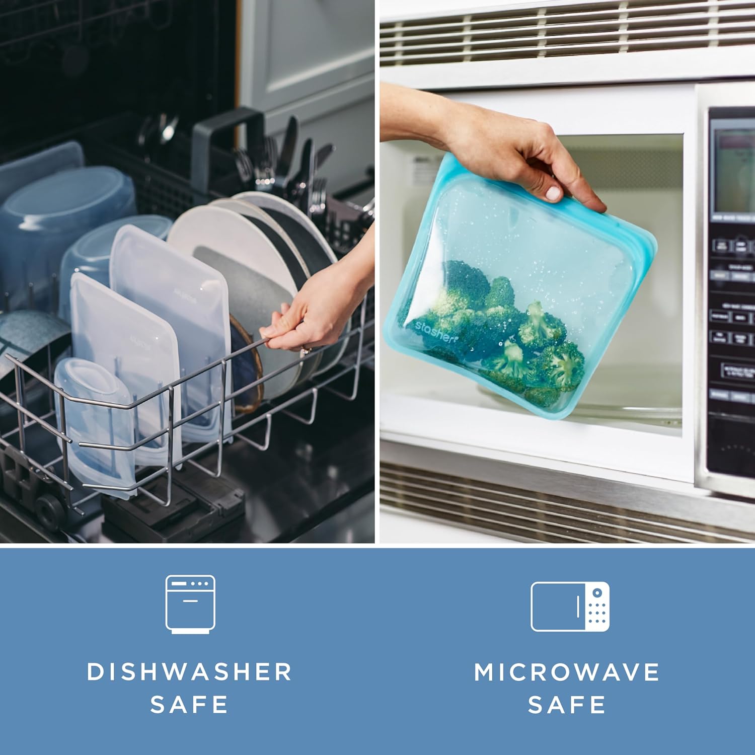 Stasher Premium Silicone Reusable Food Storage Bags - Image 8