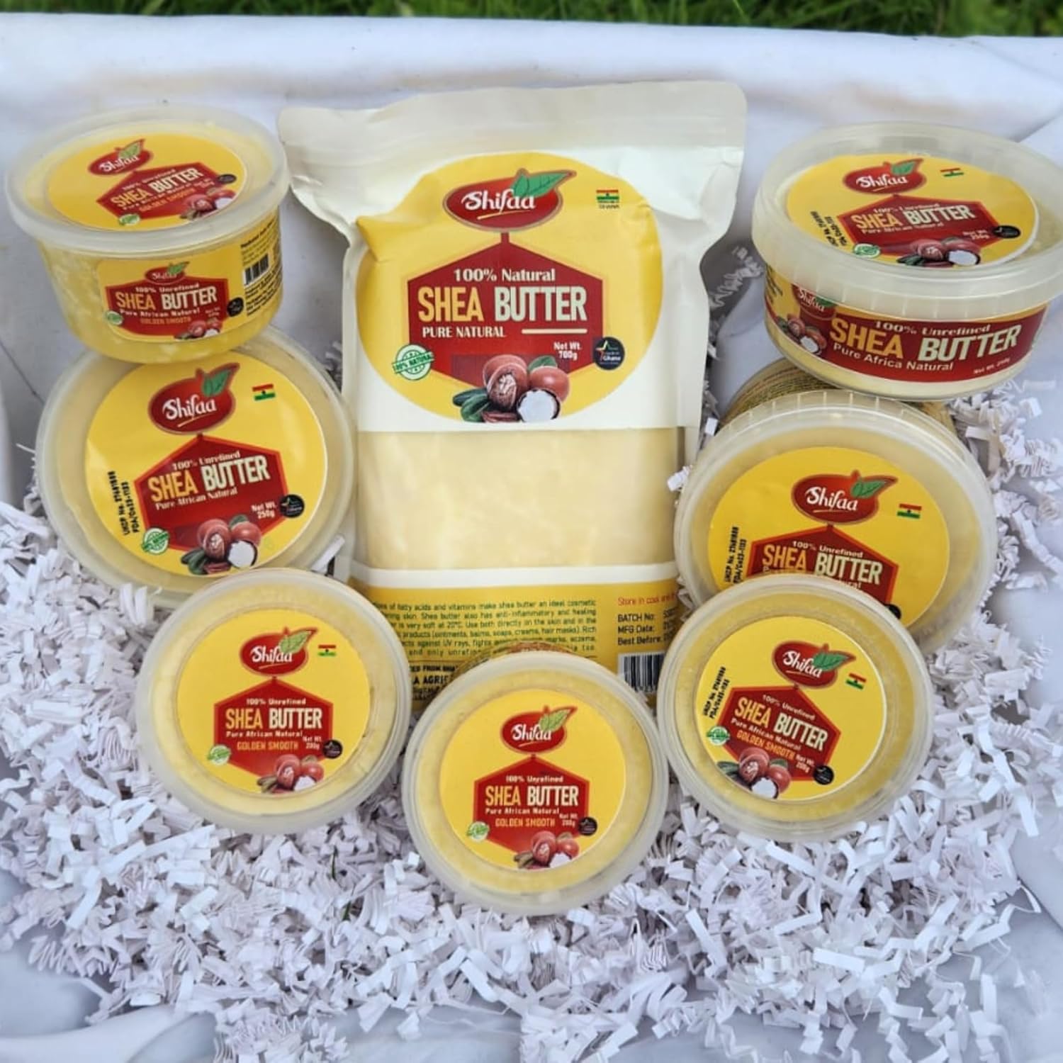 Shifaa Shea Butter - 100% Pure and Unrefined from Ghana I Raw, Natural Moisturizer & Organic for Skin, Hair, Lips & Body - Good for Scars and Rashes, Eczema - 18oz - Image 5