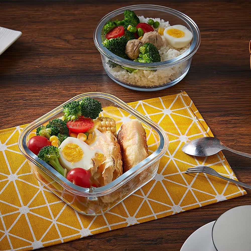 Square Glass Food Storage Containers - Image 9