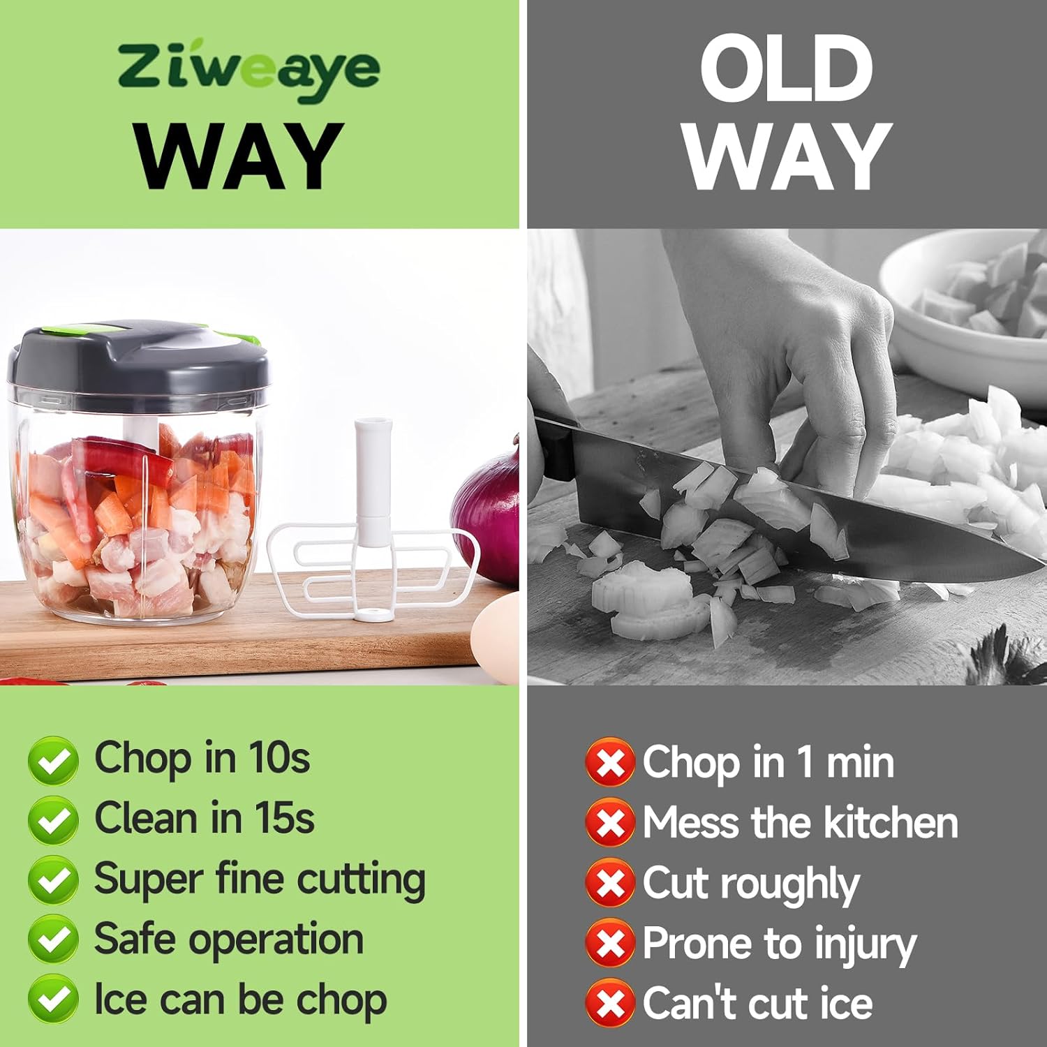 Portable Hand Vegetable Chopper - Image 3