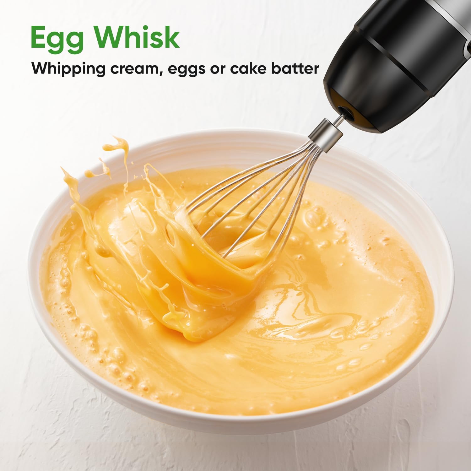 Immersion Blender 1100W 3 in 1 Handheld Stick Blender - Image 6