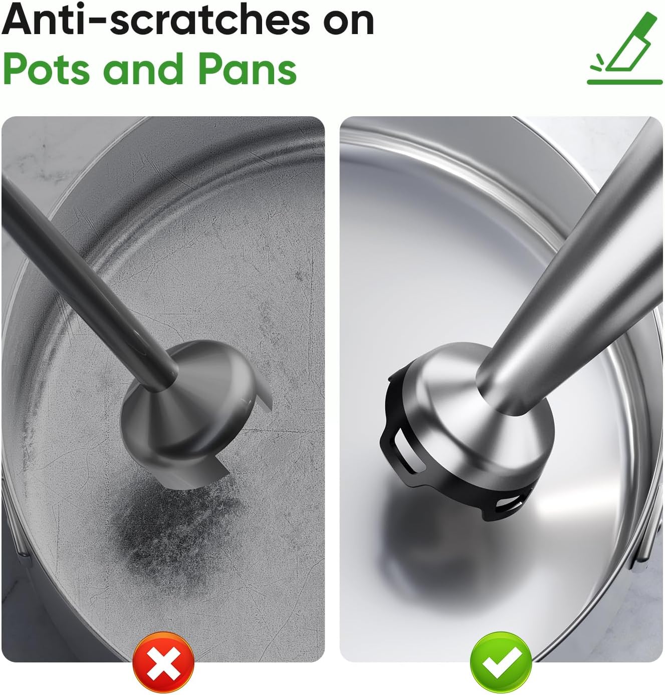 Immersion Blender 1100W 3 in 1 Handheld Stick Blender - Image 8