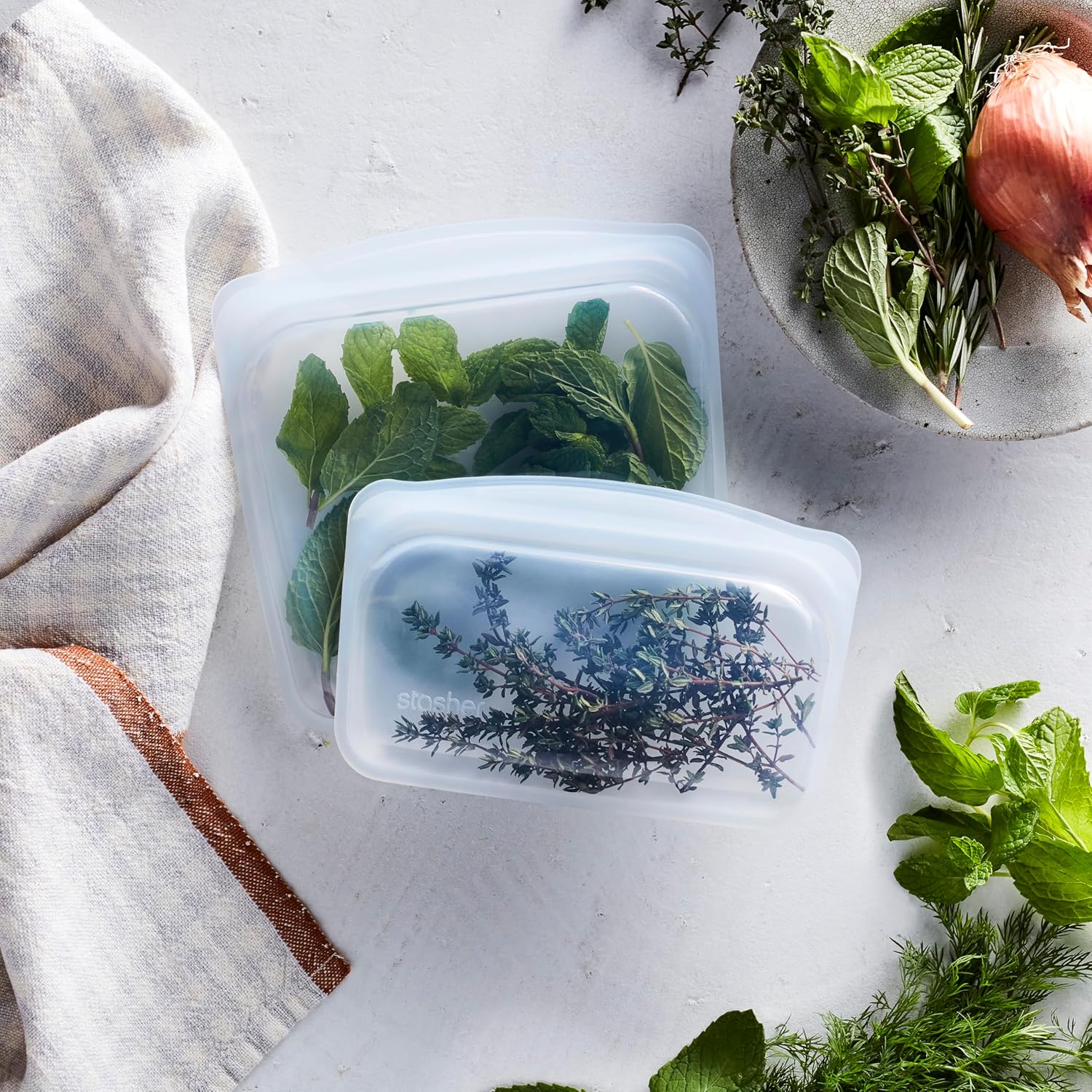 Stasher Premium Silicone Reusable Food Storage Bags - Image 3