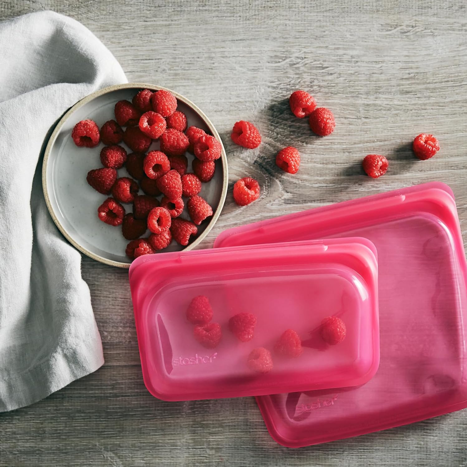 Stasher Premium Silicone Reusable Food Storage Bags - Image 4