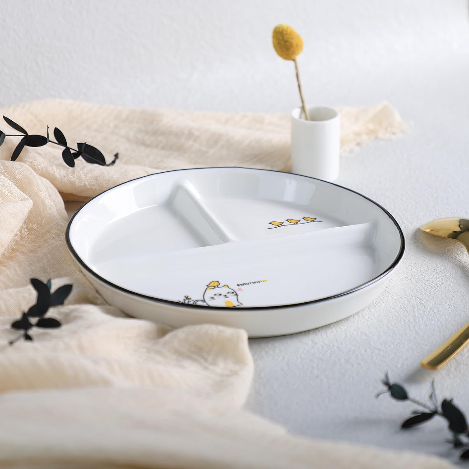 Ceramic Dinosaur Portion Control Plate - Image 4