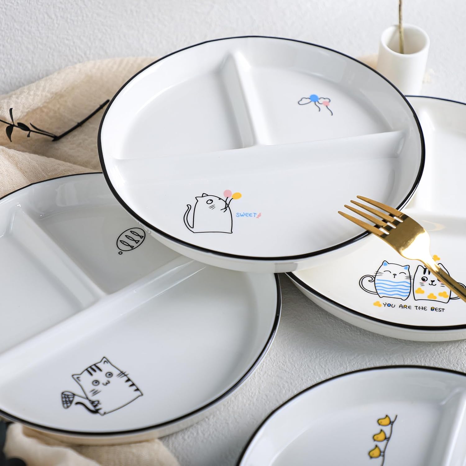 Ceramic Dinosaur Portion Control Plate - Image 6