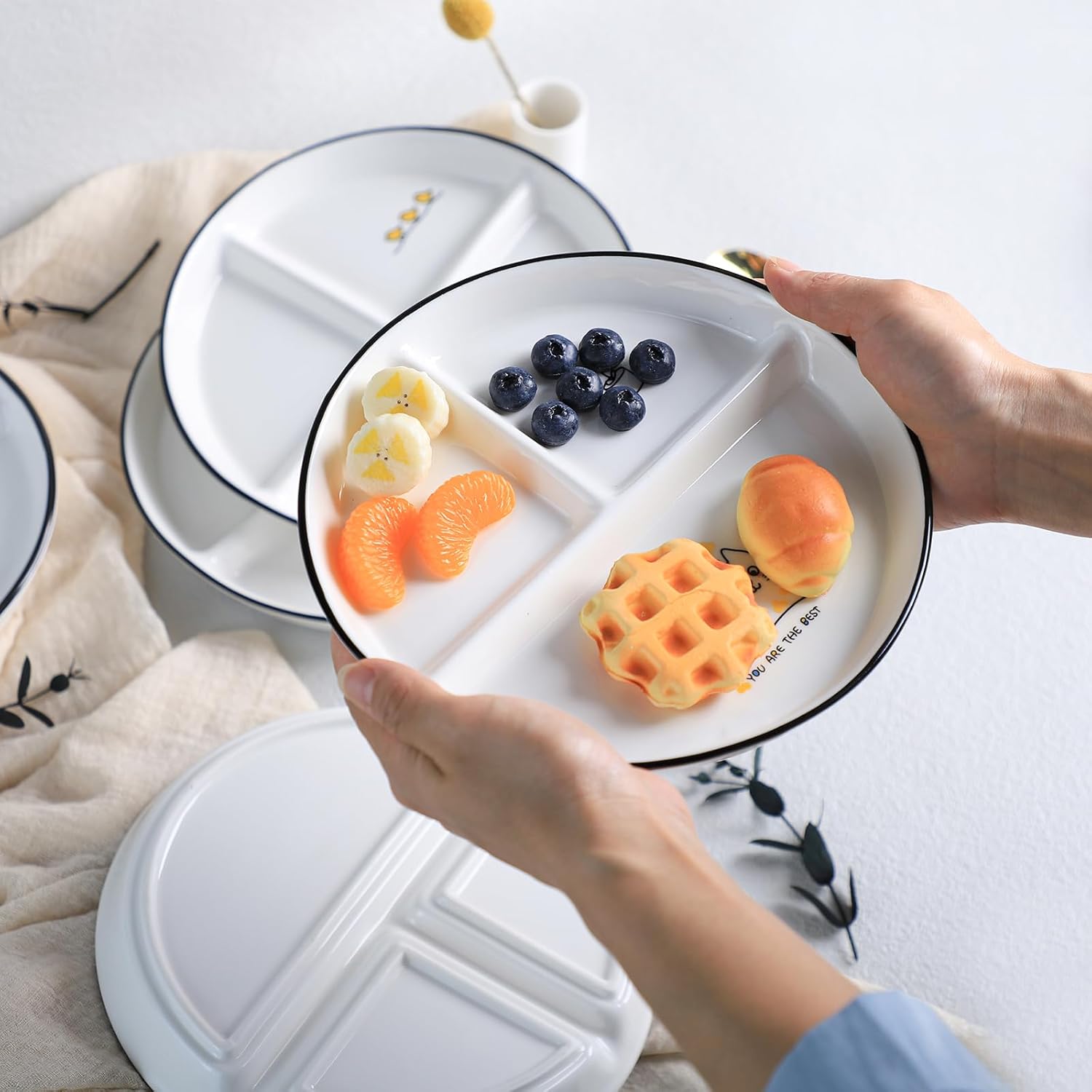 Ceramic Dinosaur Portion Control Plate - Image 8