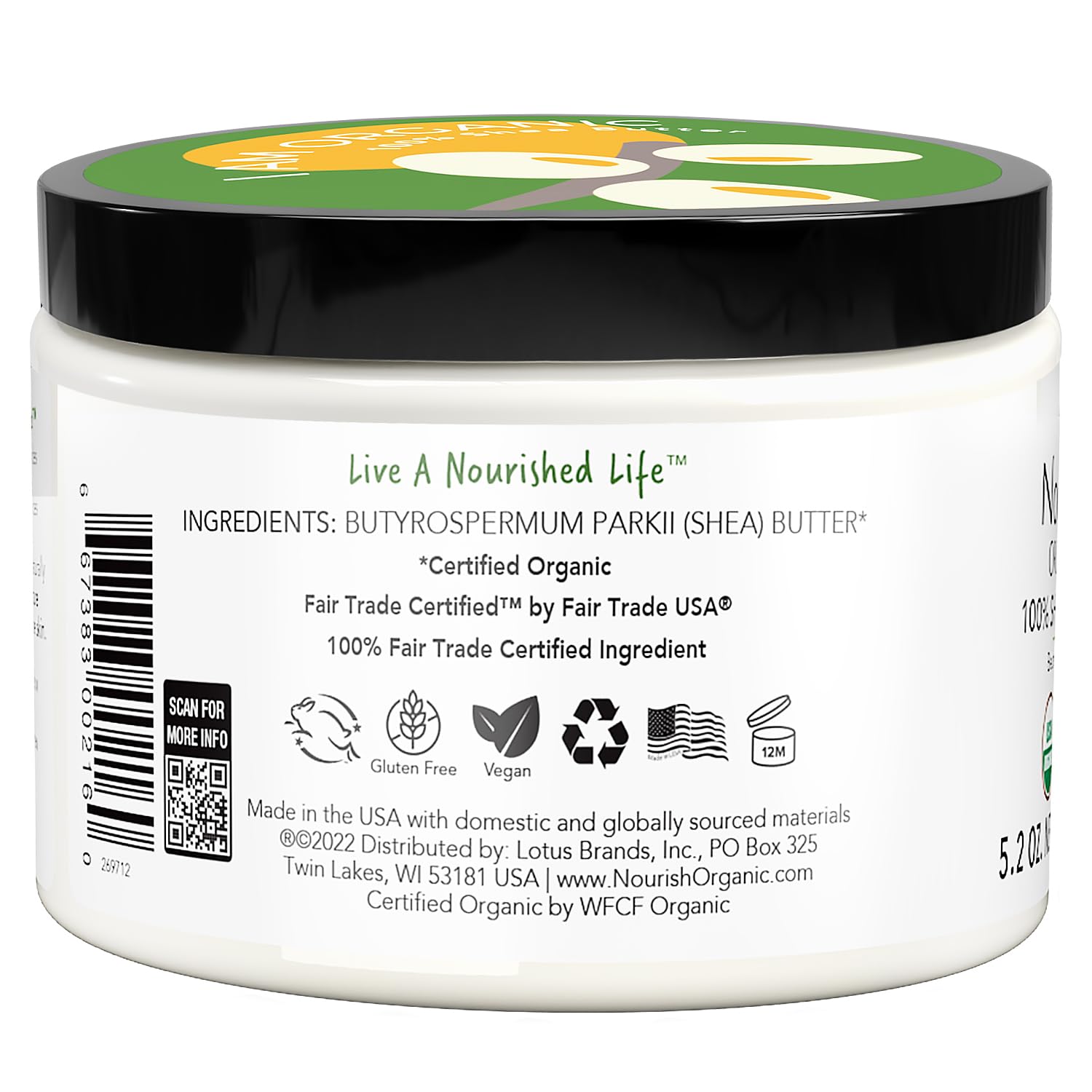 Nourish Organic Moisturizing Shea Butter - Image 3