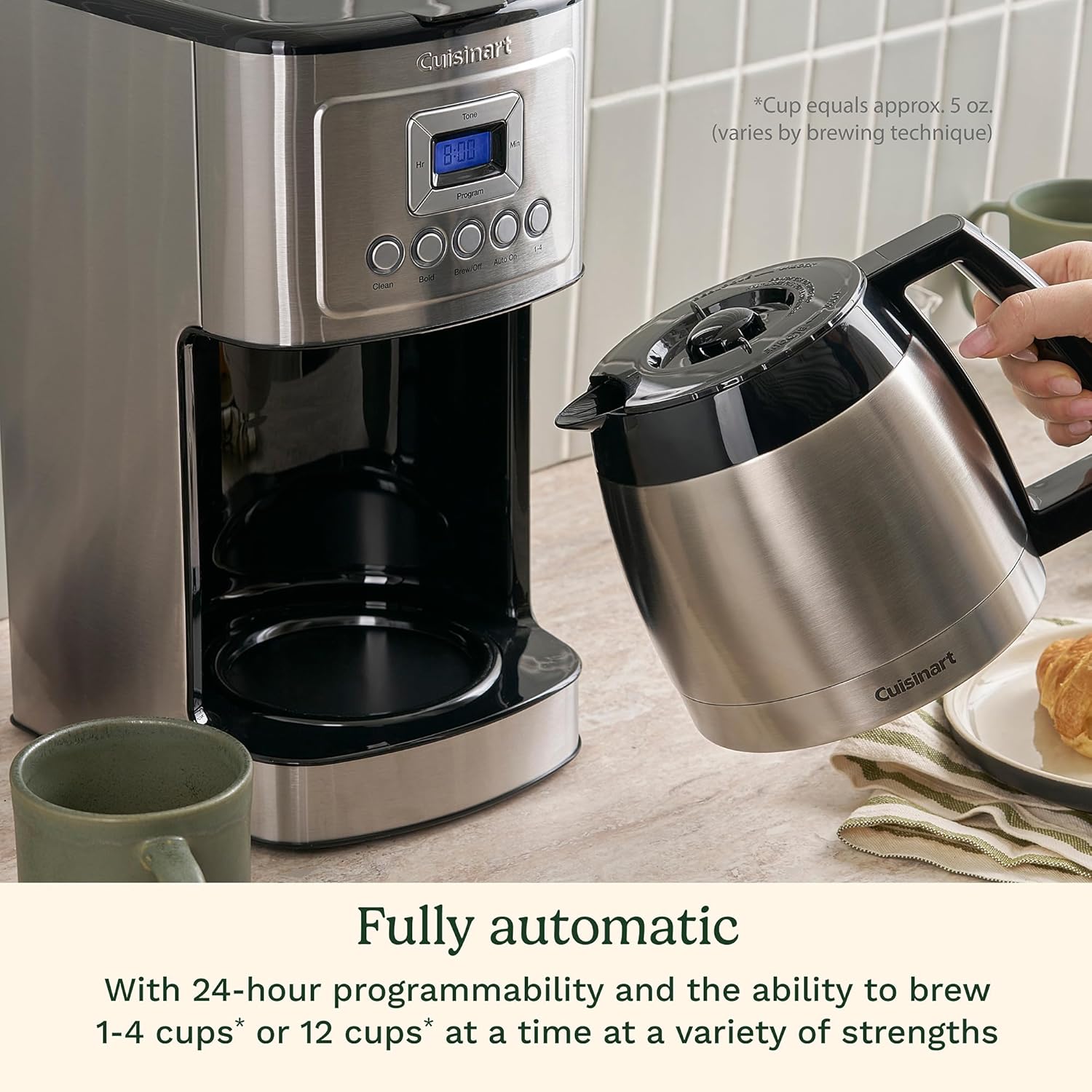 Cuisinart DCC-3400NAS 12-Cup Programmable Coffee Maker - Image 6