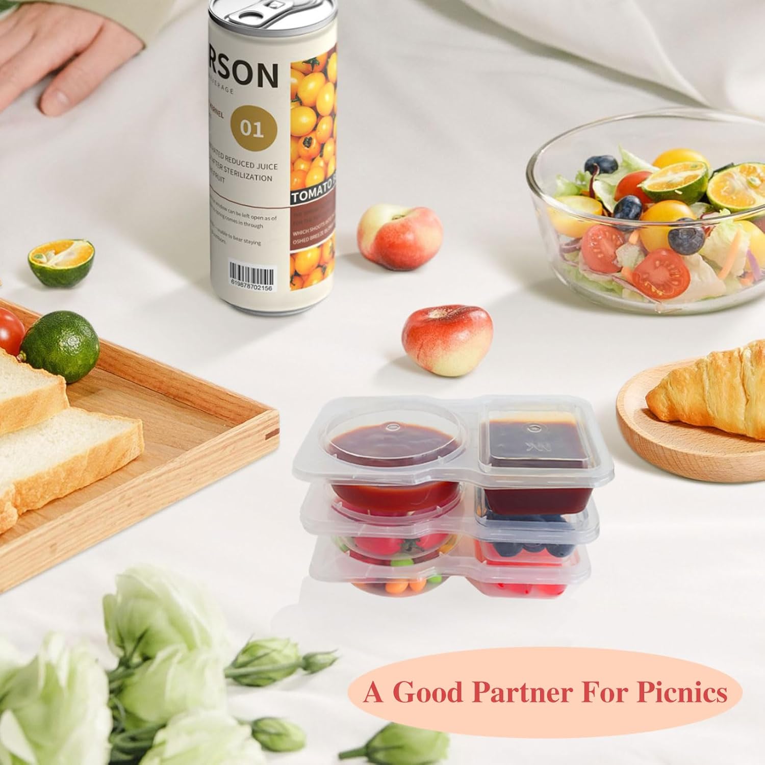 Reusable Snack Containers with Lids for Portion Control and Meal Prep - Image 7