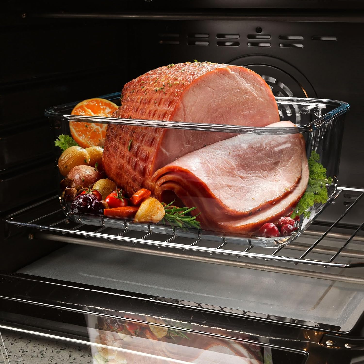 Extra Large Glass Food Storage Containers with Lids - Image 6