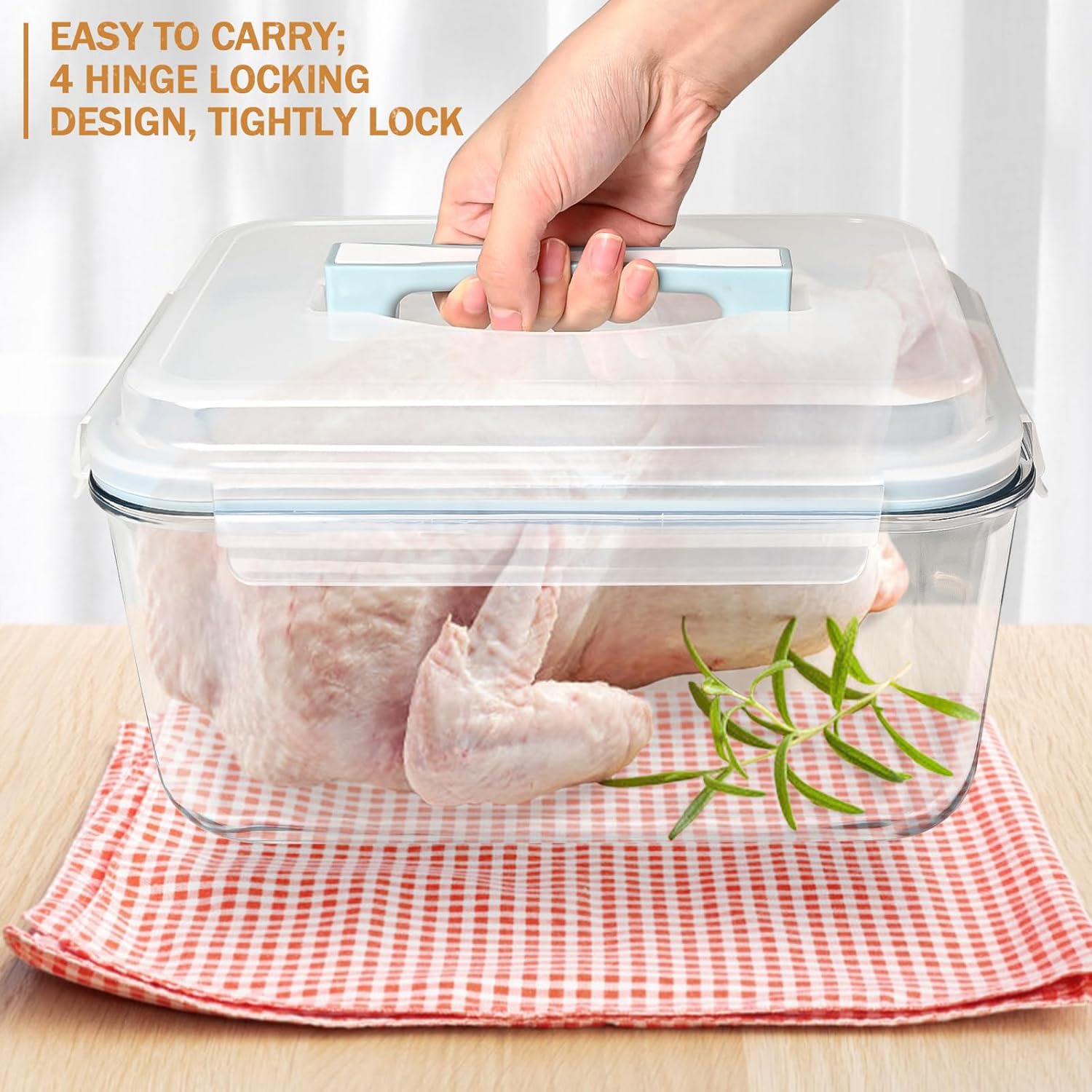 Extra Large Glass Food Storage Containers with Lids - Image 8