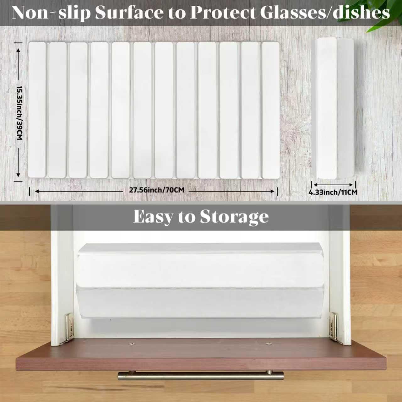 Extral Large Stone Dish Drying Mats for Kitchen Counter - Image 3