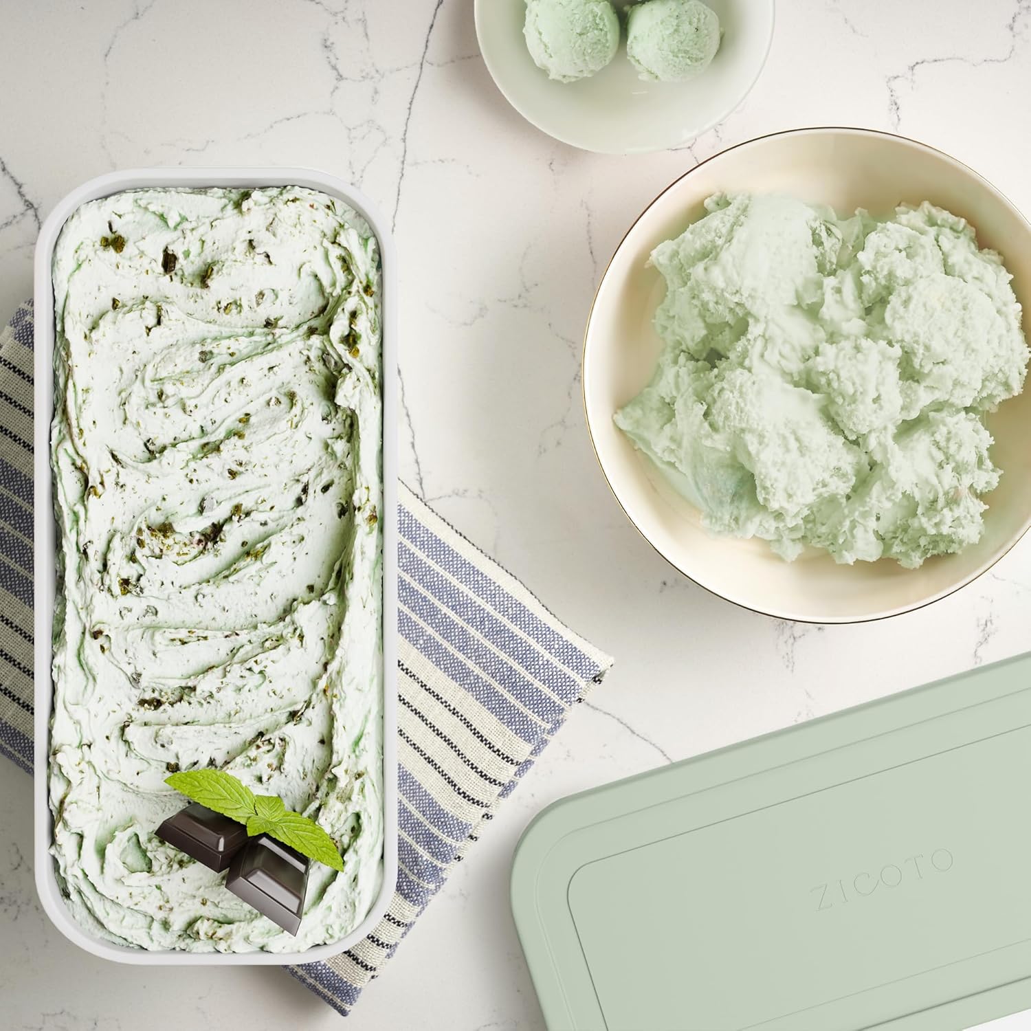 ZICOTO Reusable Ice Cream Tub Containers - Image 5