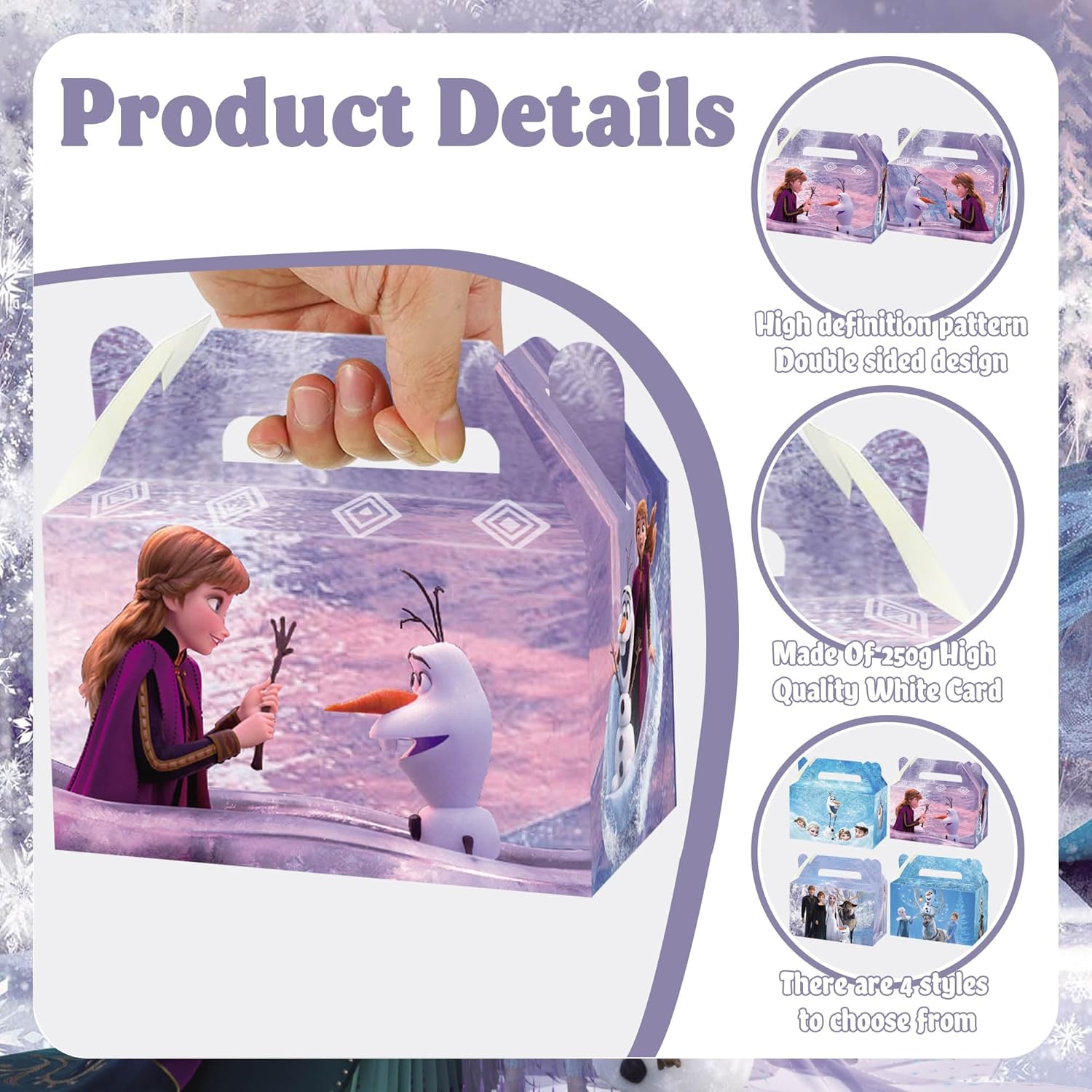 Cartoon Birthday Party Gift Boxes and Candy Bags - Image 4