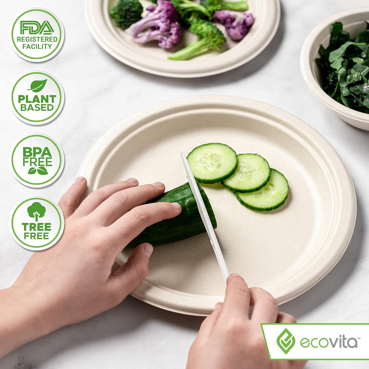 Ecovita 100% Compostable Knives 500 Pack - Image 5
