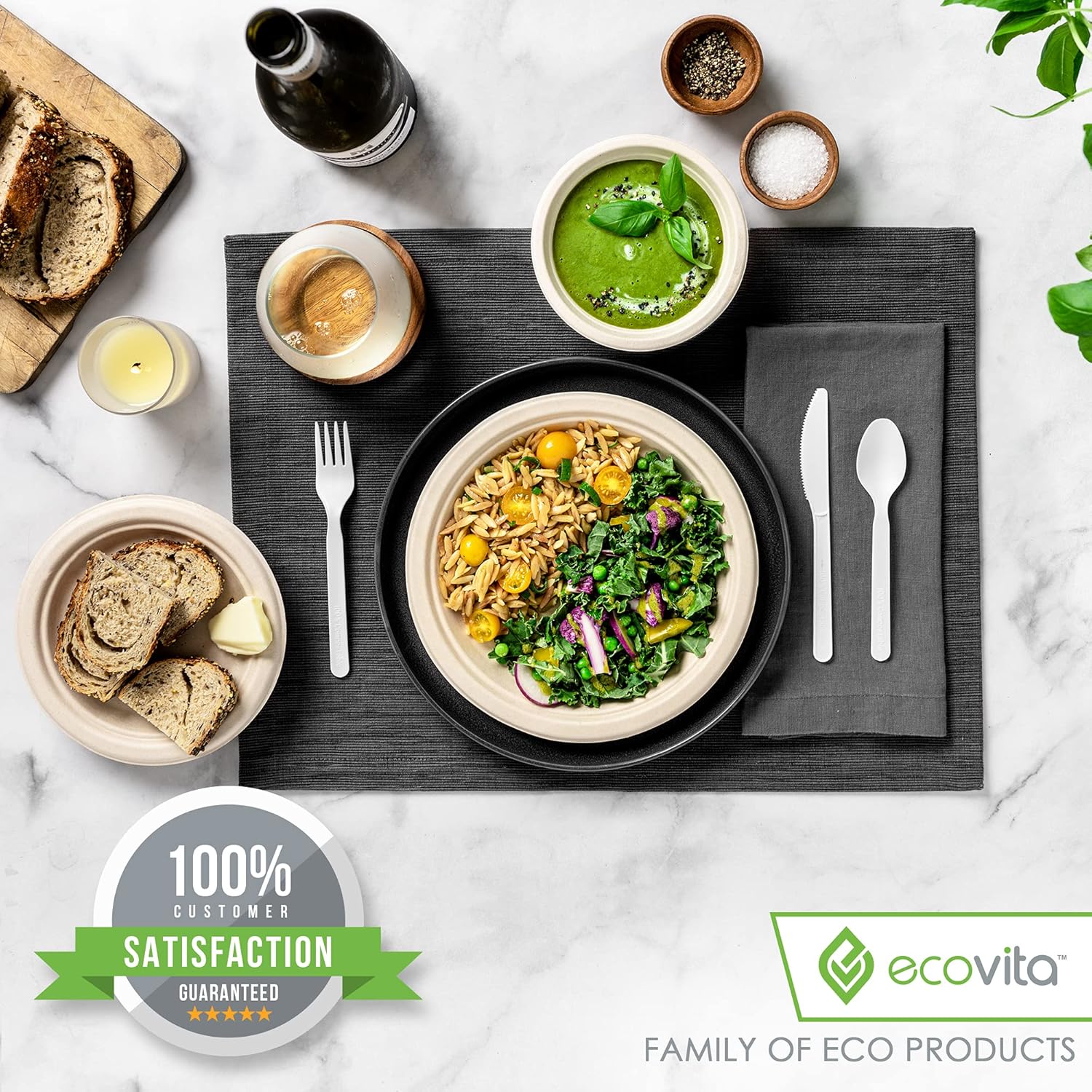 Ecovita 100% Compostable Knives 500 Pack - Image 9