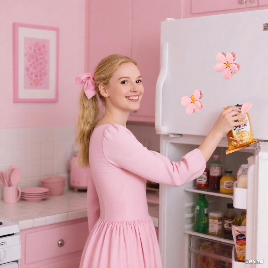 Decorative 3D Sakura Flower Food Bag Clips - Image 5