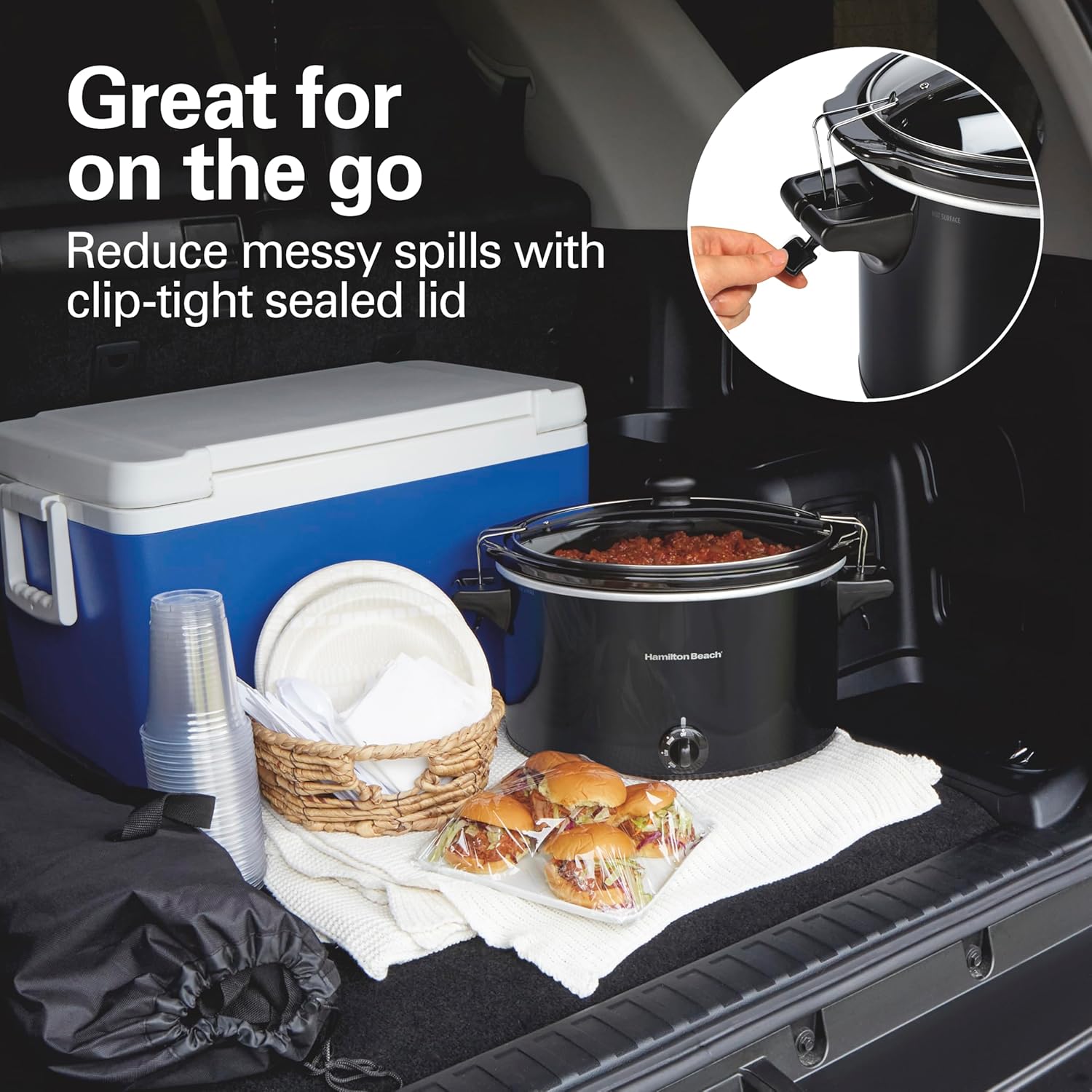 Hamilton Beach Extra Large 10 Quart Slow Cooker - Image 4