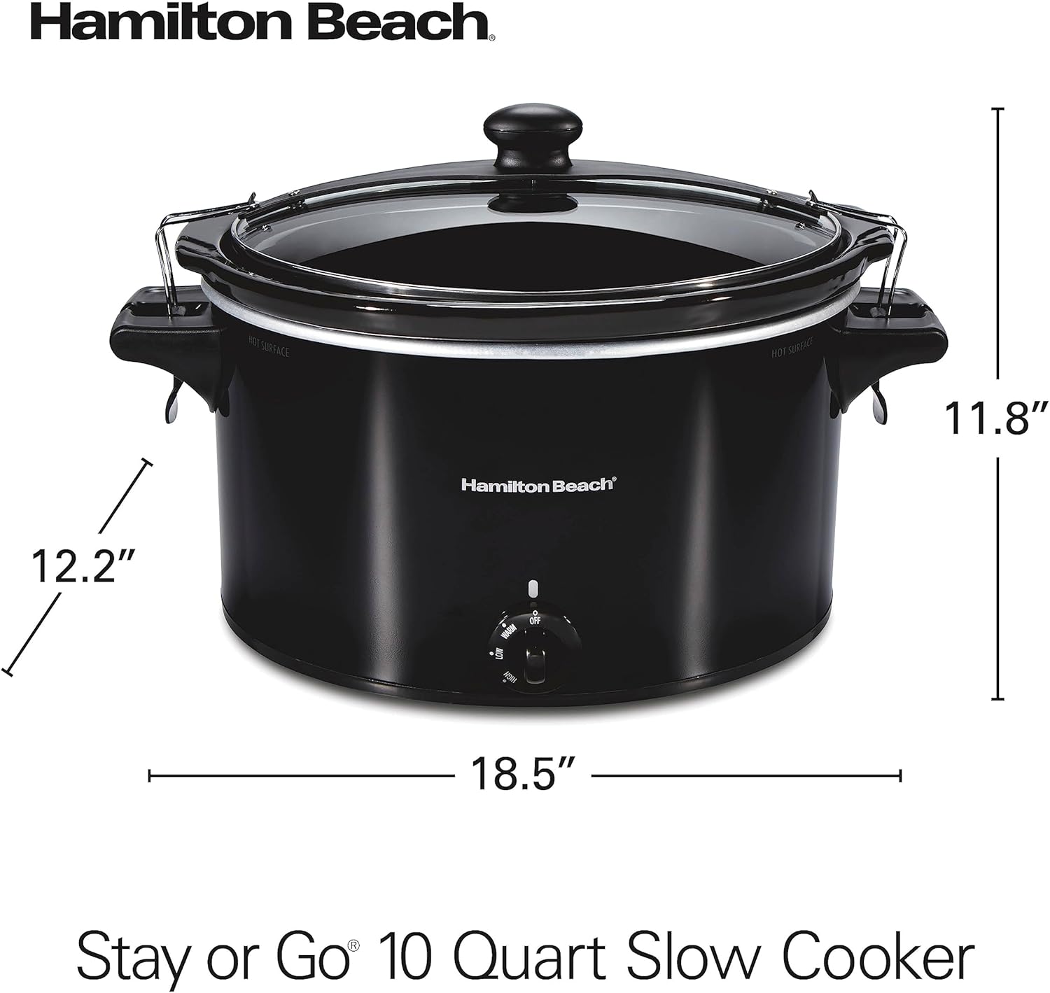 Hamilton Beach Extra Large 10 Quart Slow Cooker - Image 9