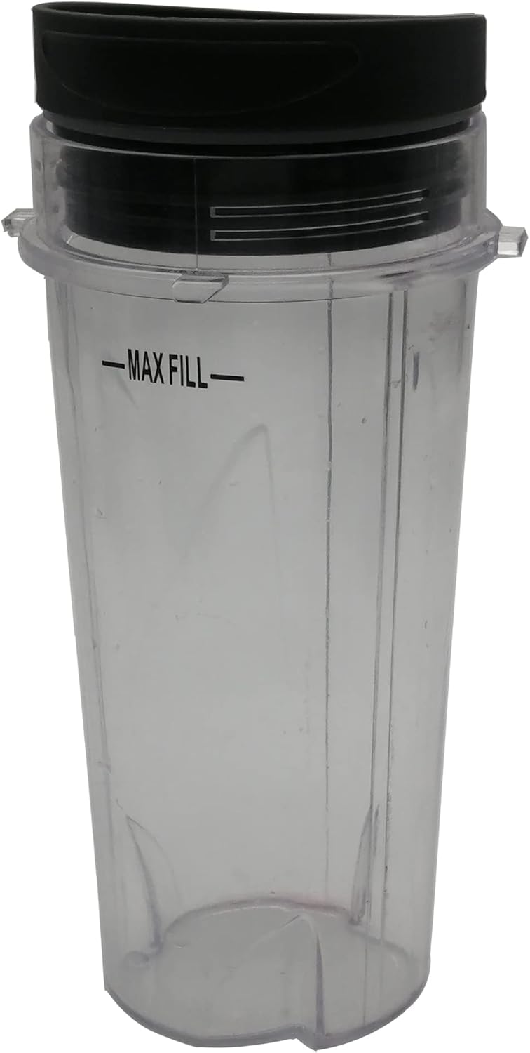 Replacement Cup with Lid and Extractor Blade for Nutri NINJA FIT Blender QB3000SSW - Image 7