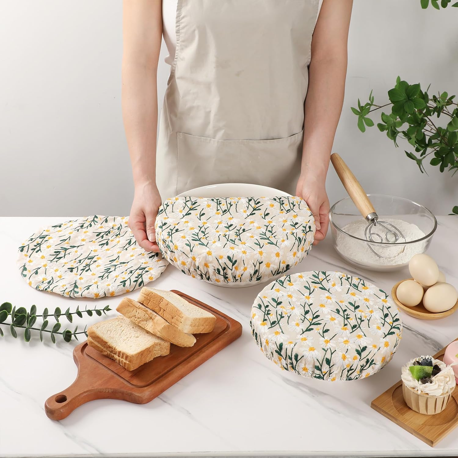 Eco-Friendly Reusable Bowl Covers for Baking and Food Storage - Image 5