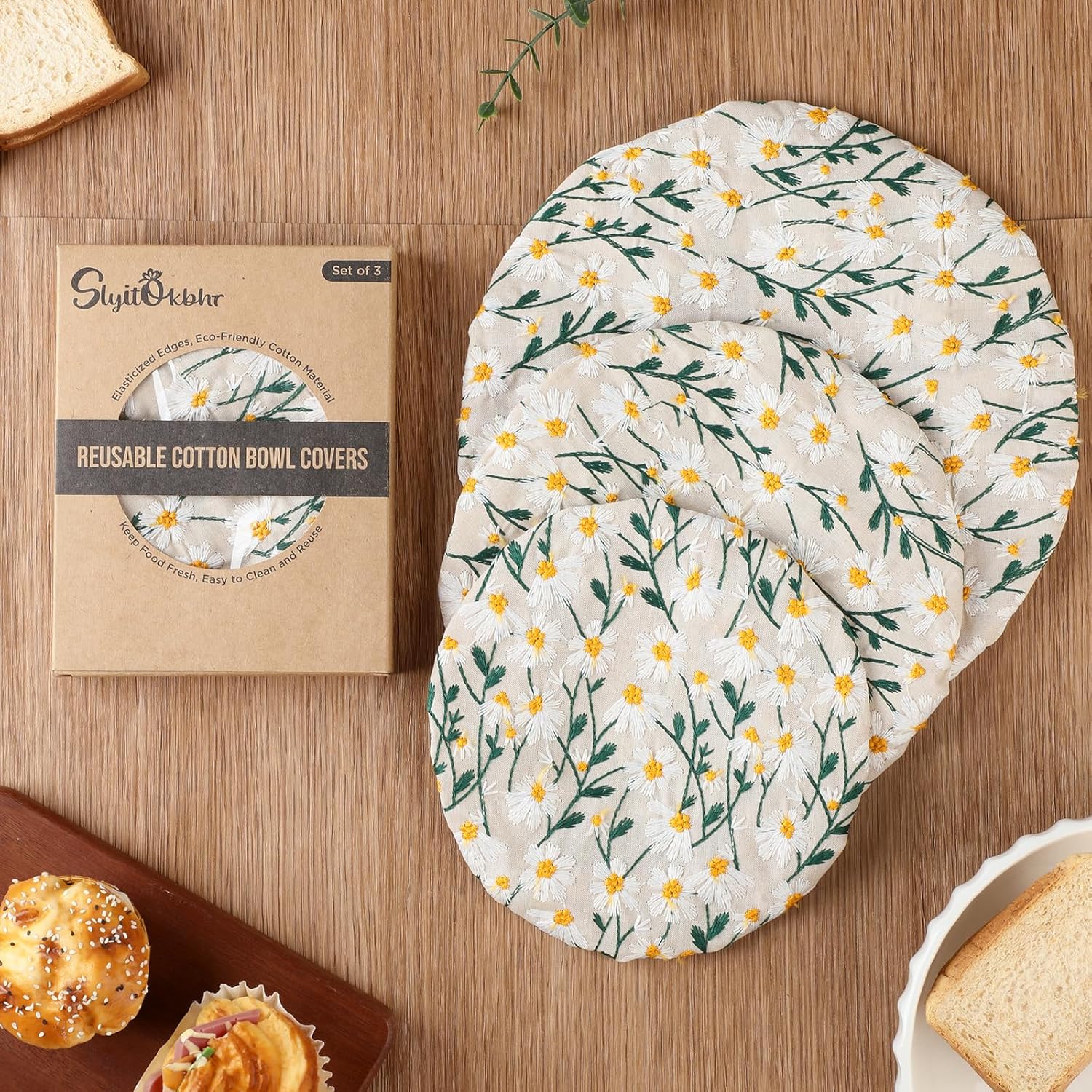 Eco-Friendly Reusable Bowl Covers for Baking and Food Storage - Image 7