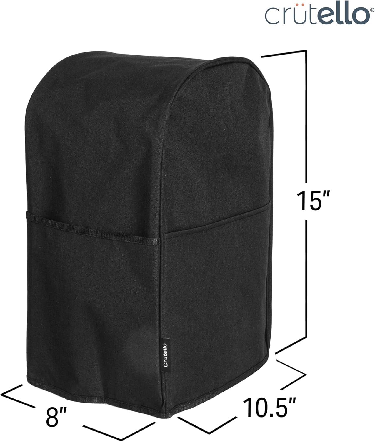 Crutello Food Processor Cover for 11-14 Cup Processors with Storage Pockets - Image 3