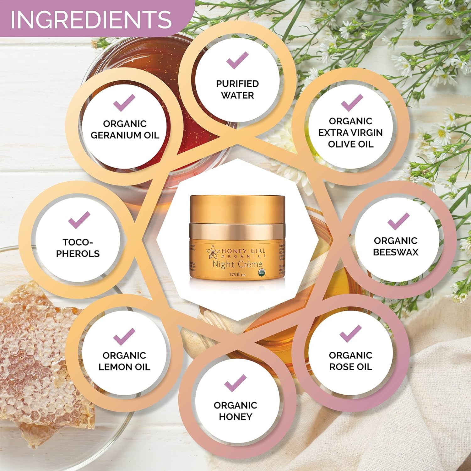 Honey Girl Organics Night Cream - Image 6